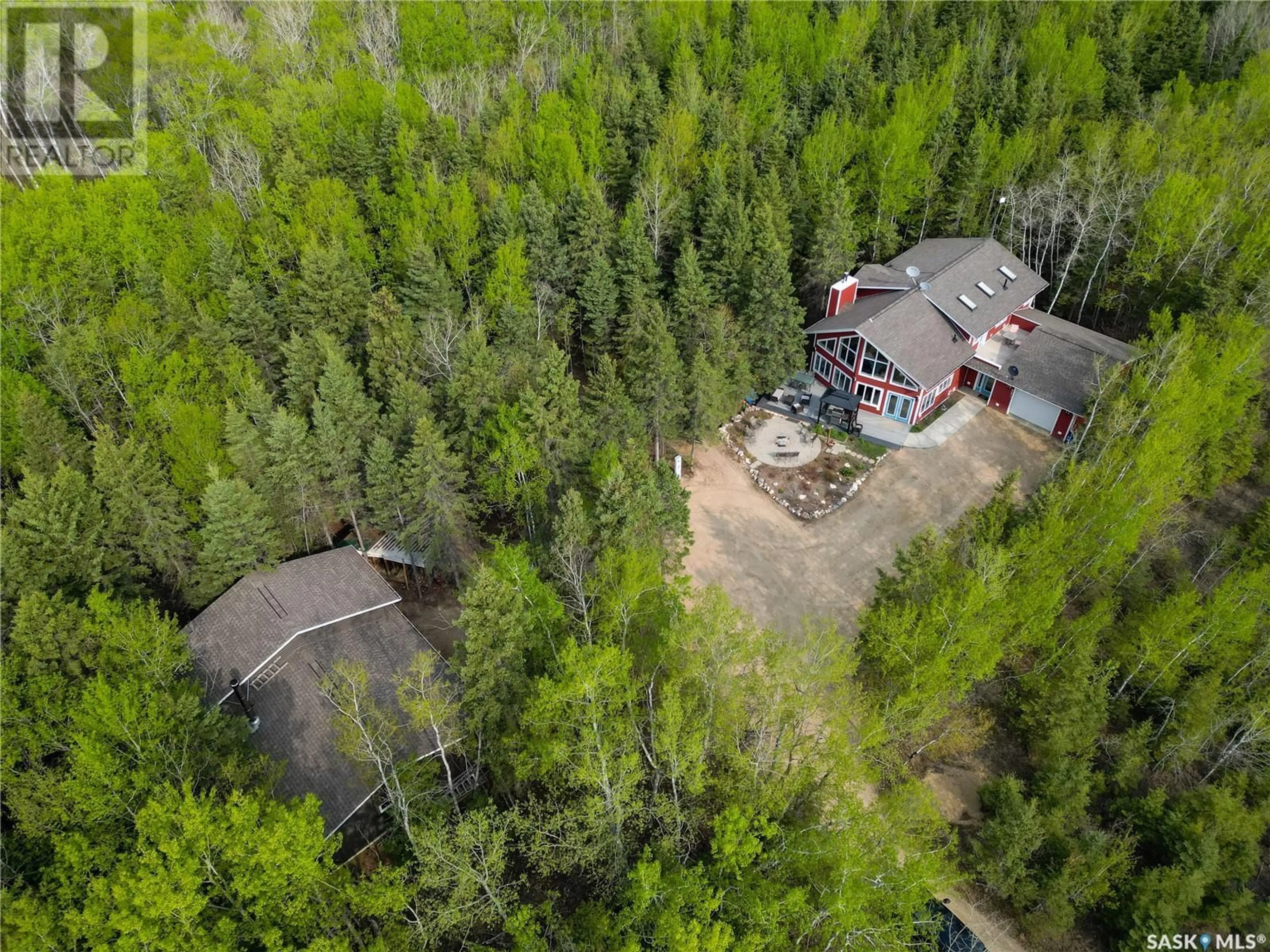 A pic from outside/outdoor area/front of a property/back of a property/a pic from drone, forest/trees view for 116 Aspen CRESCENT, Paddockwood Rm No. 520 Saskatchewan S0J0N0