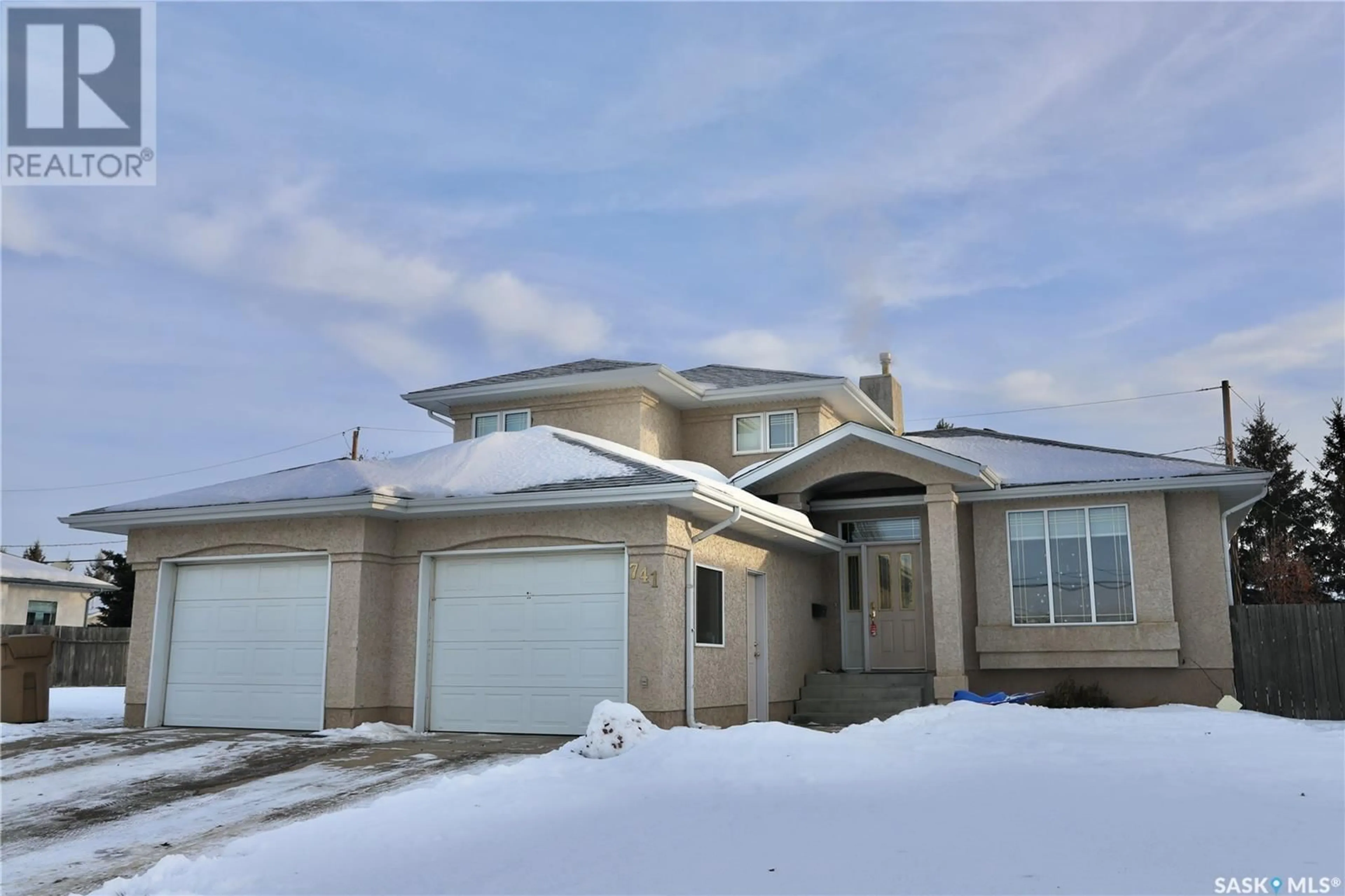 Home with vinyl exterior material, street for 741 Adamson CRESCENT, Shellbrook Saskatchewan S0J2E0