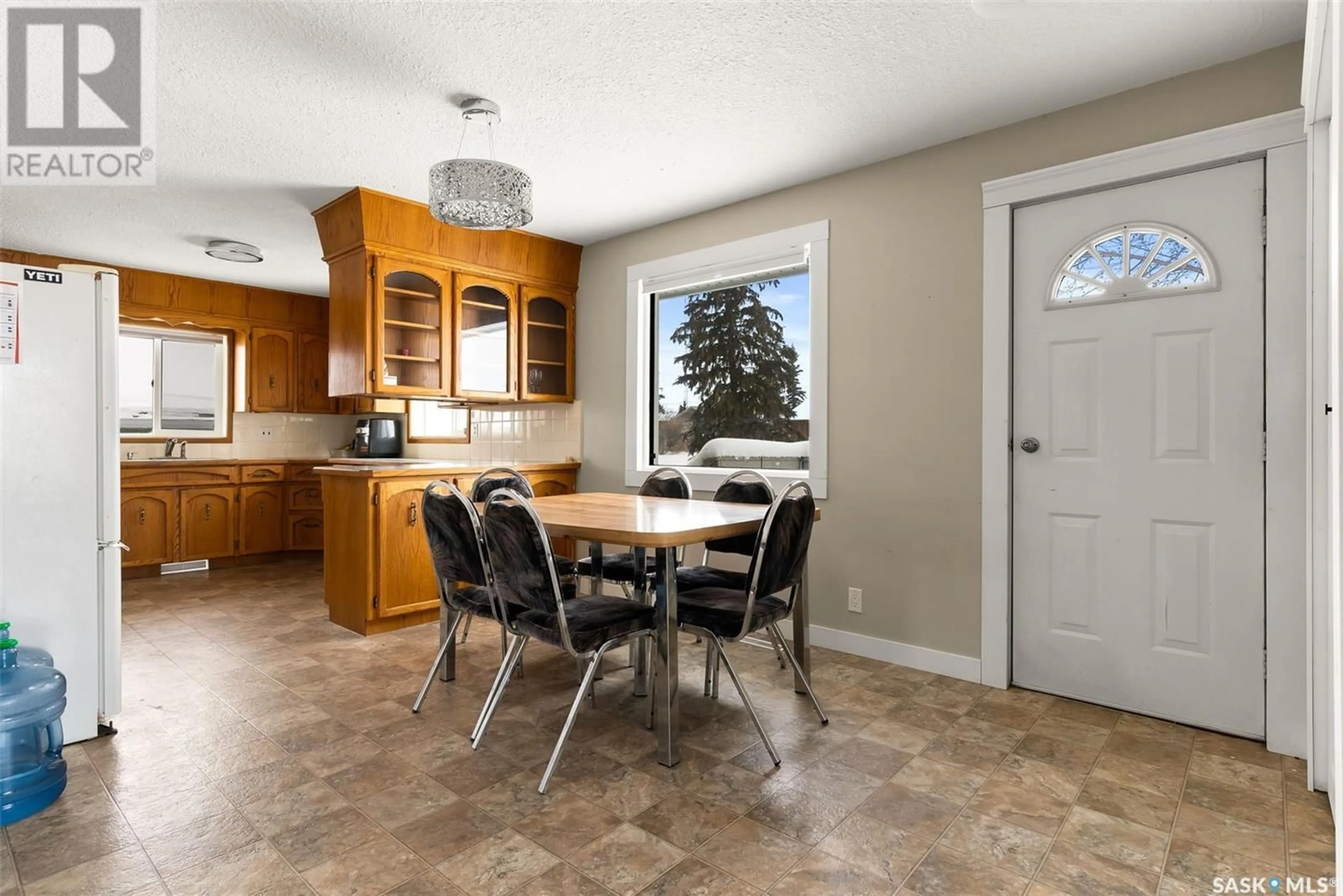 Open concept kitchen, ceramic/tile floor for 310 1st STREET NE, Ituna Saskatchewan S0A1N0