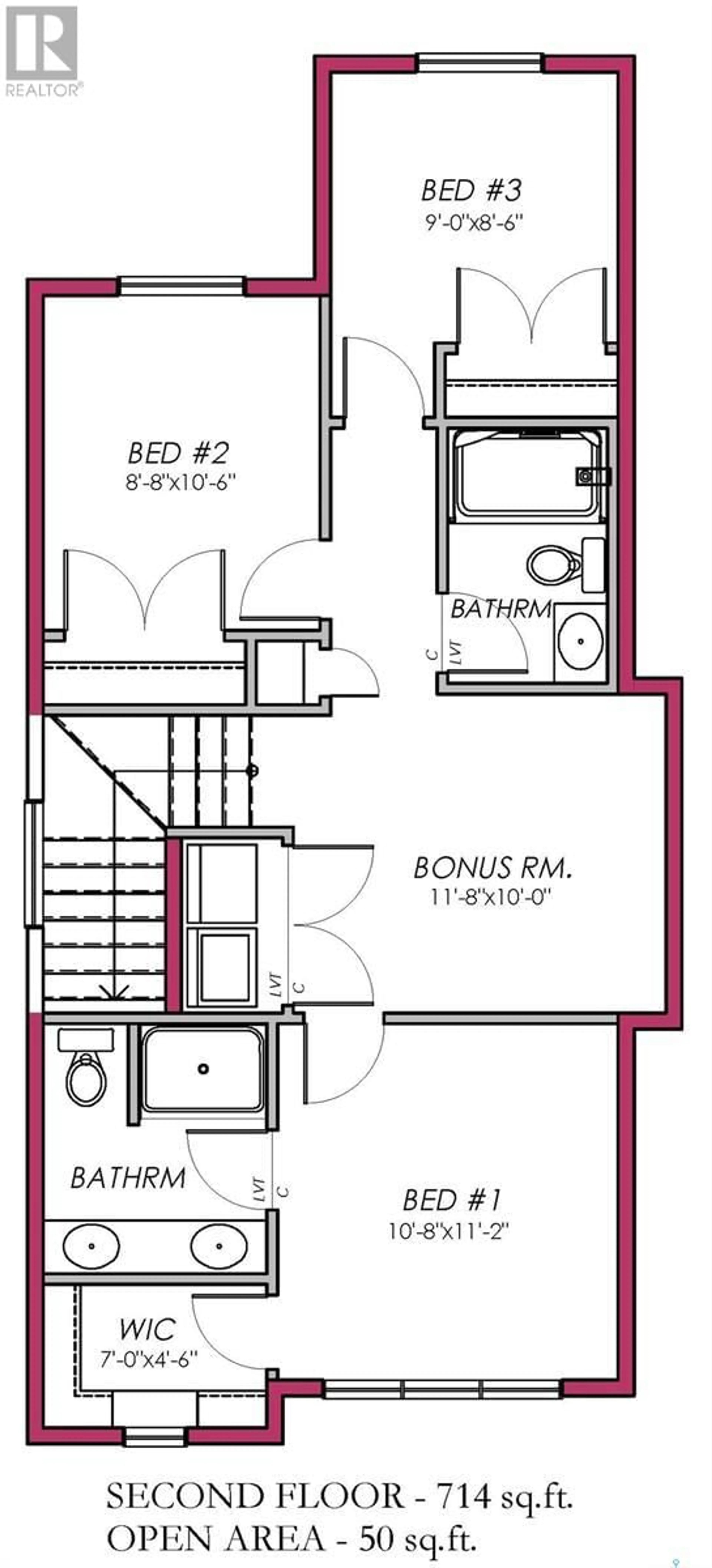 Floor plan for 5300 Nicholson AVENUE E, Regina Saskatchewan S4V4B6