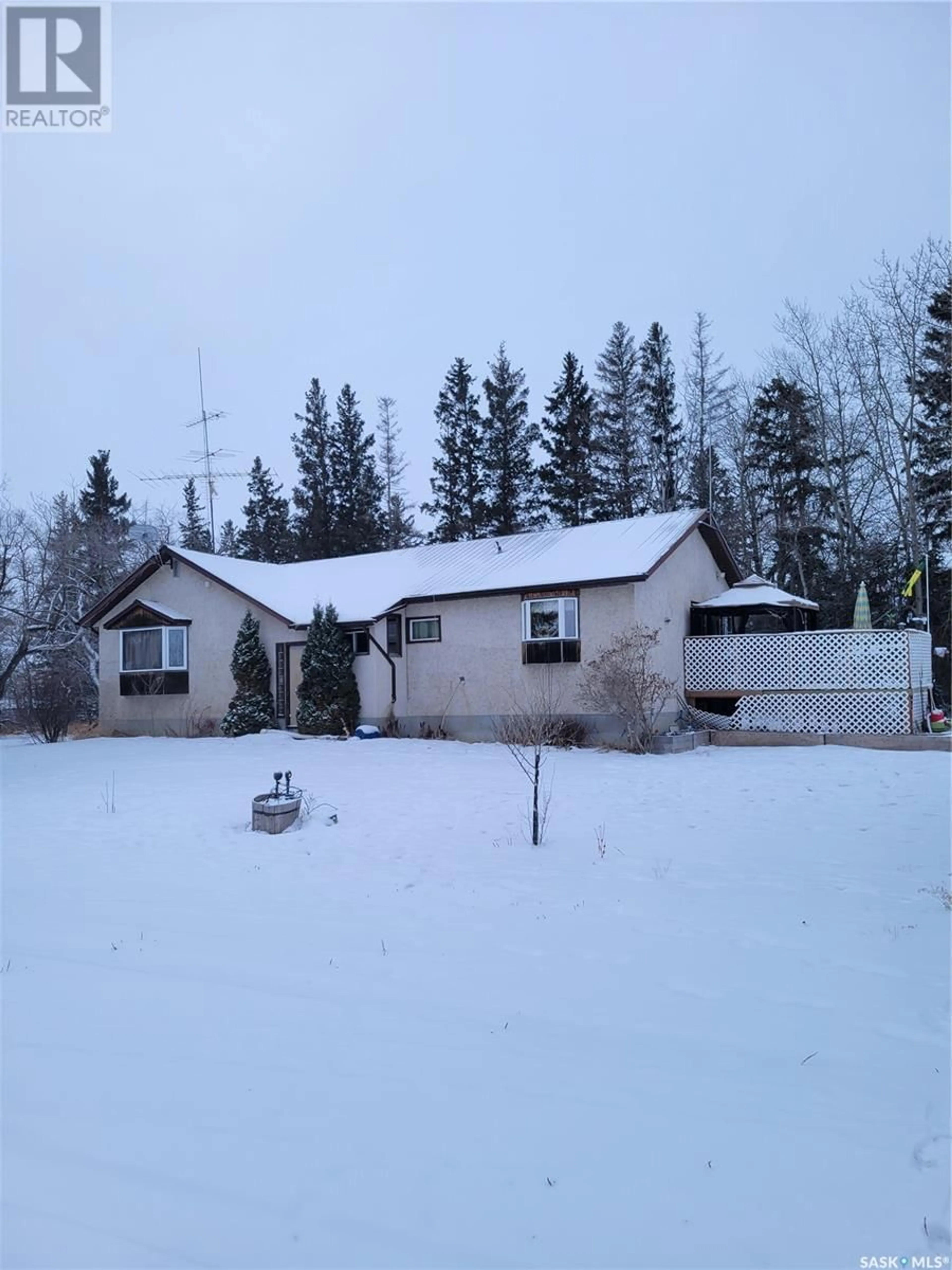 A pic from outside/outdoor area/front of a property/back of a property/a pic from drone, unknown for Paulson Acreage, Ponass Lake Rm No. 367 Saskatchewan S0E1M0