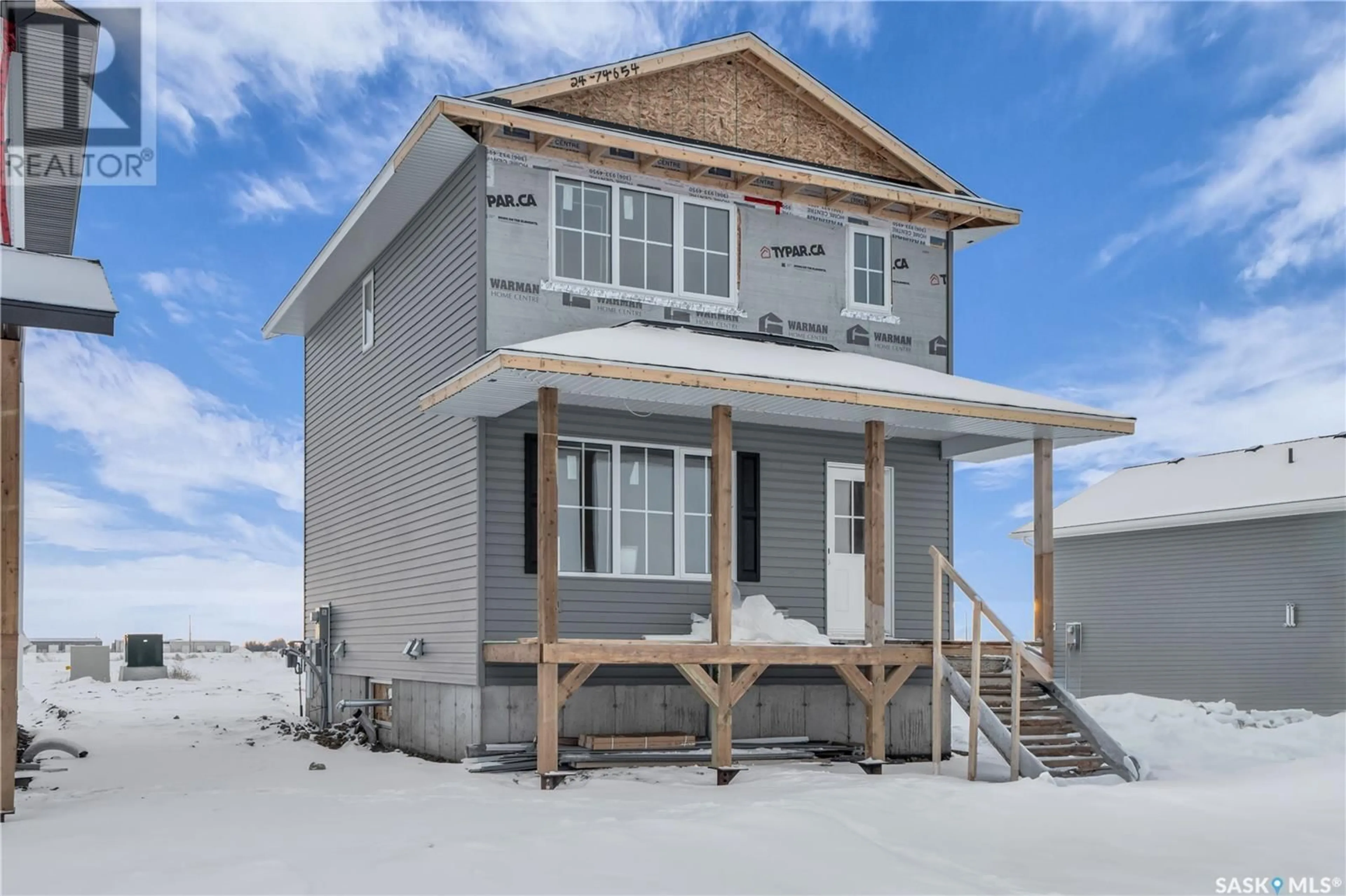 Home with vinyl exterior material, street for 417 Eldorado STREET, Warman Saskatchewan S0K4S0