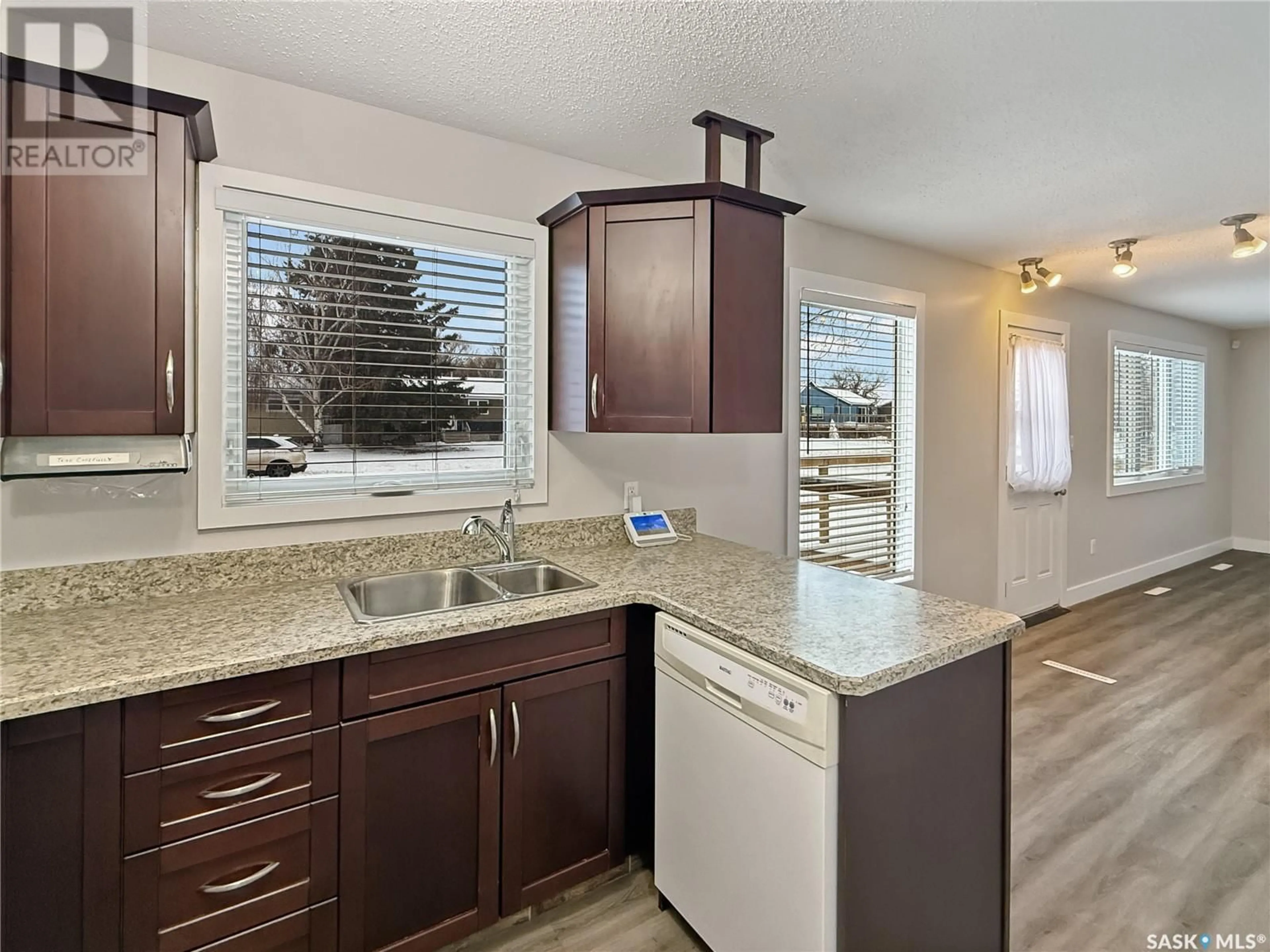 Open concept kitchen, ceramic/tile floor for 252 29th STREET, Battleford Saskatchewan S0M0E0