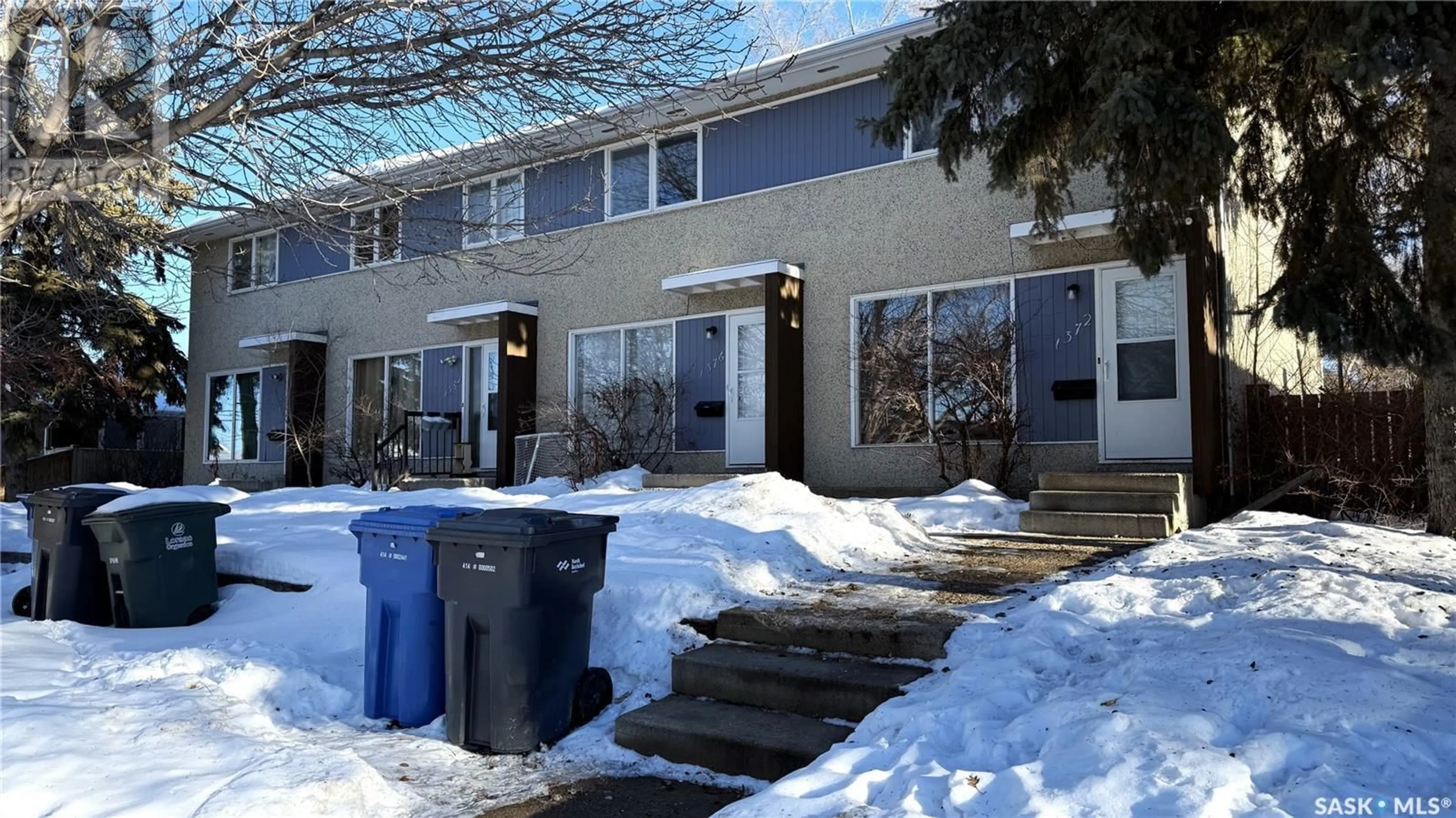 Patio, street for 1372 - 1382 108TH STREET, North Battleford Saskatchewan S9A3J8