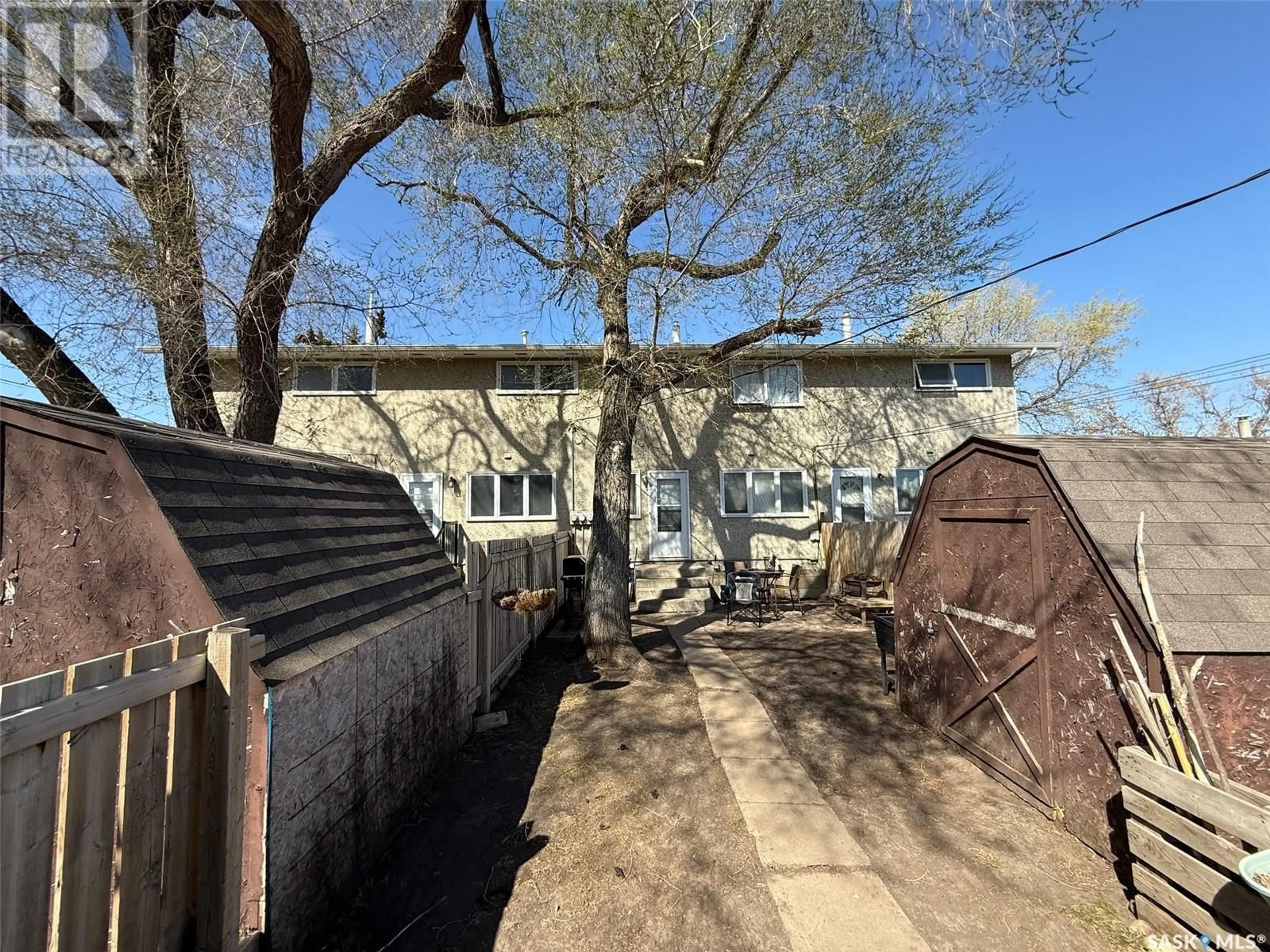 A pic from outside/outdoor area/front of a property/back of a property/a pic from drone, street for 1372 - 1382 108TH STREET, North Battleford Saskatchewan S9A3J8