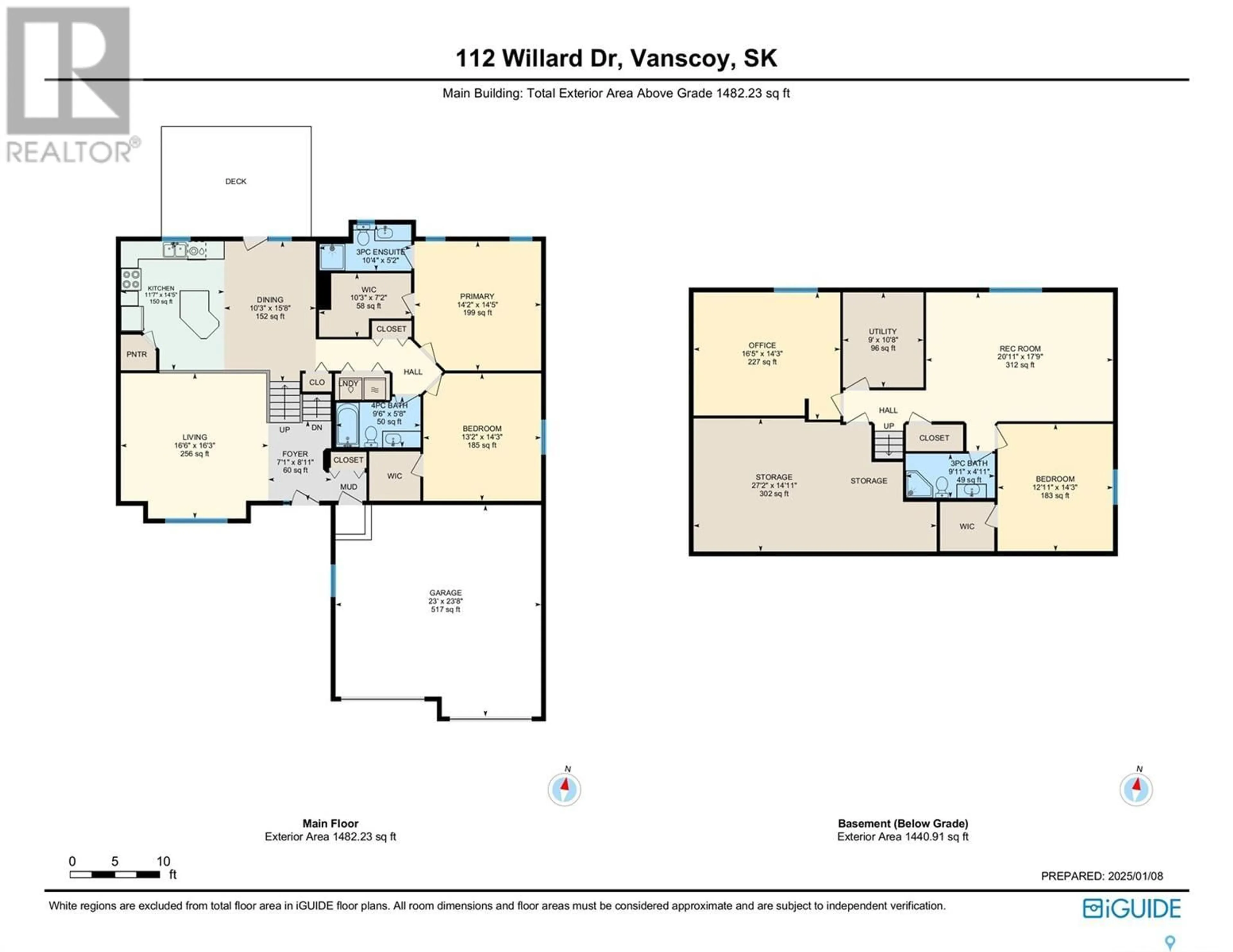 Floor plan for 112 Willard DRIVE, Vanscoy Saskatchewan S0L3J0