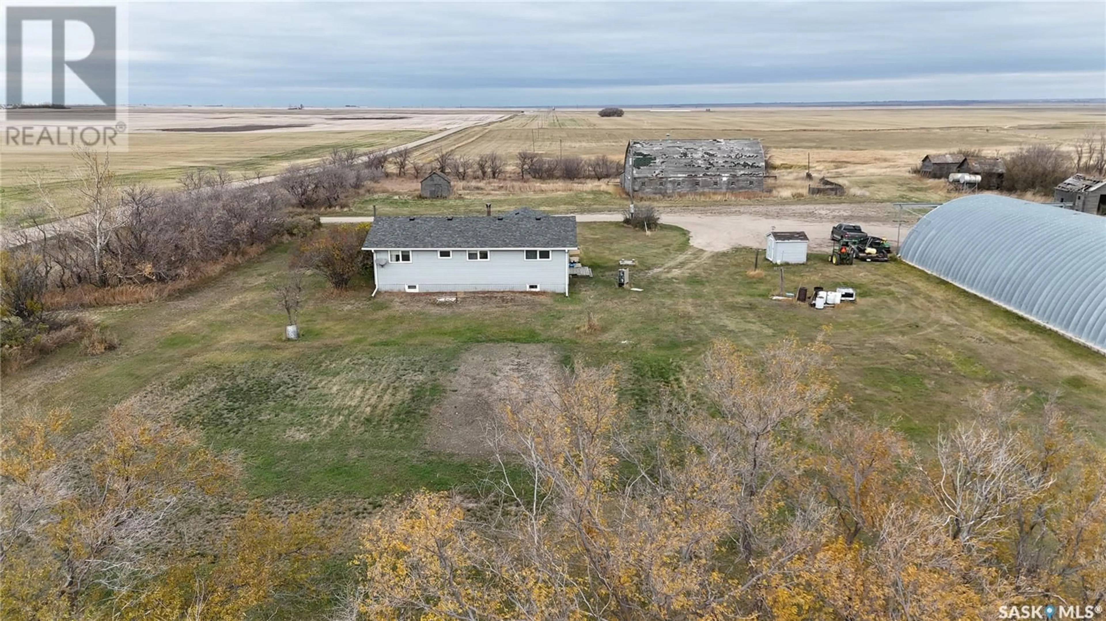 A pic from outside/outdoor area/front of a property/back of a property/a pic from drone, water/lake/river/ocean view for Jess Acreage RM Willner, Willner Rm No. 253 Saskatchewan S0H3Z0