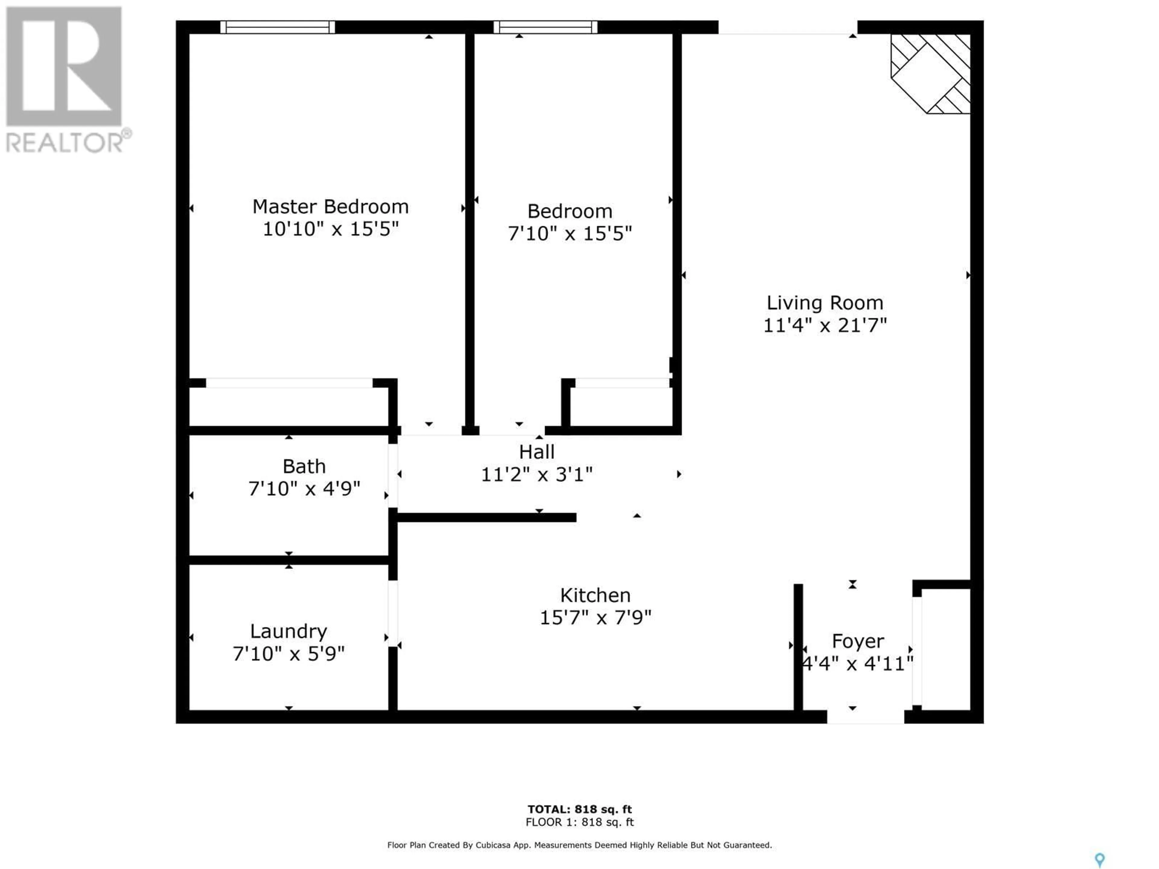 Floor plan for 405 802A Kingsmere BOULEVARD, Saskatoon Saskatchewan S7J4B7