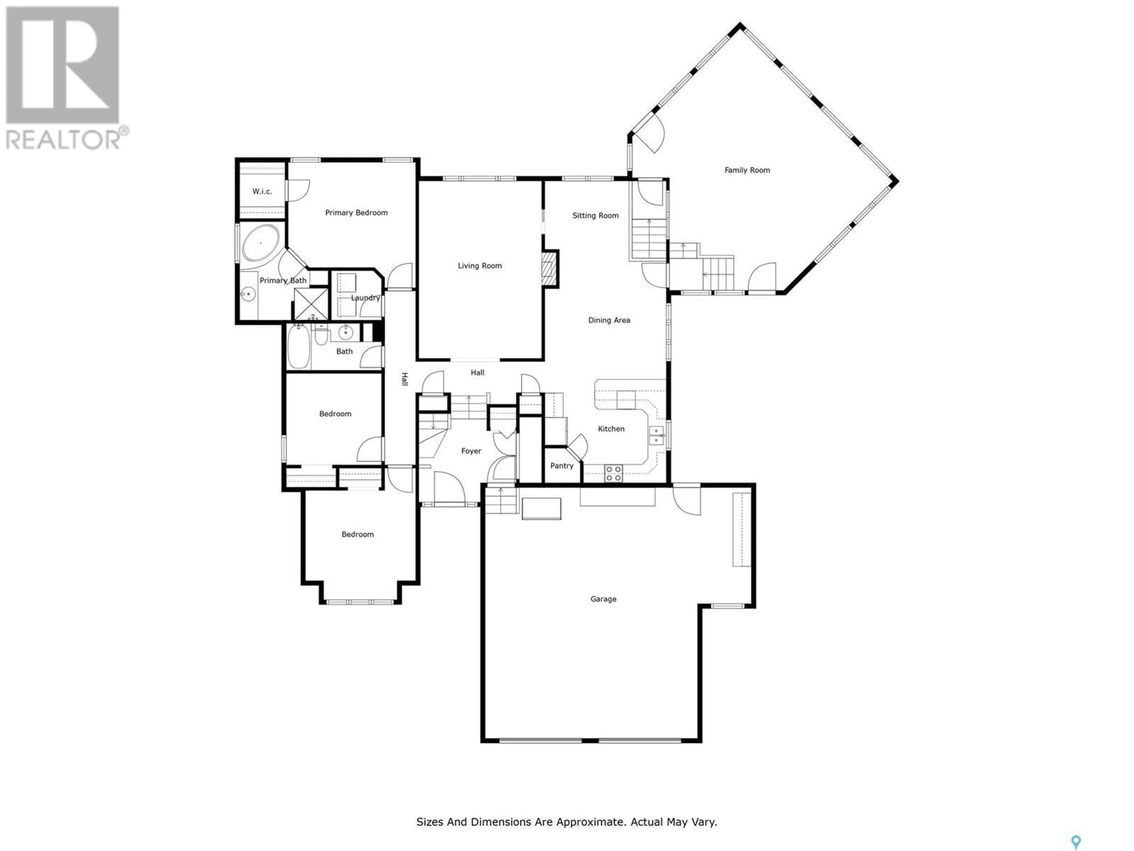 Floor plan for 3544 Canterbury PLACE E, Regina Saskatchewan S4V2T4