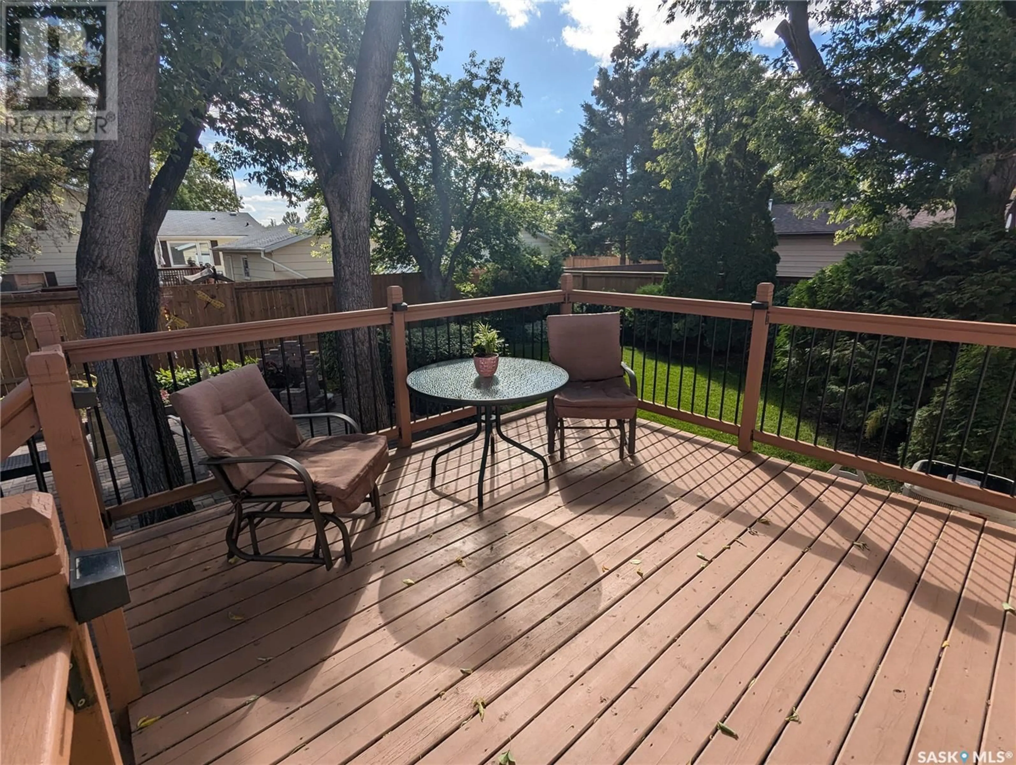 Patio, water/lake/river/ocean view for 435 Needham WAY, Saskatoon Saskatchewan S7M4X6