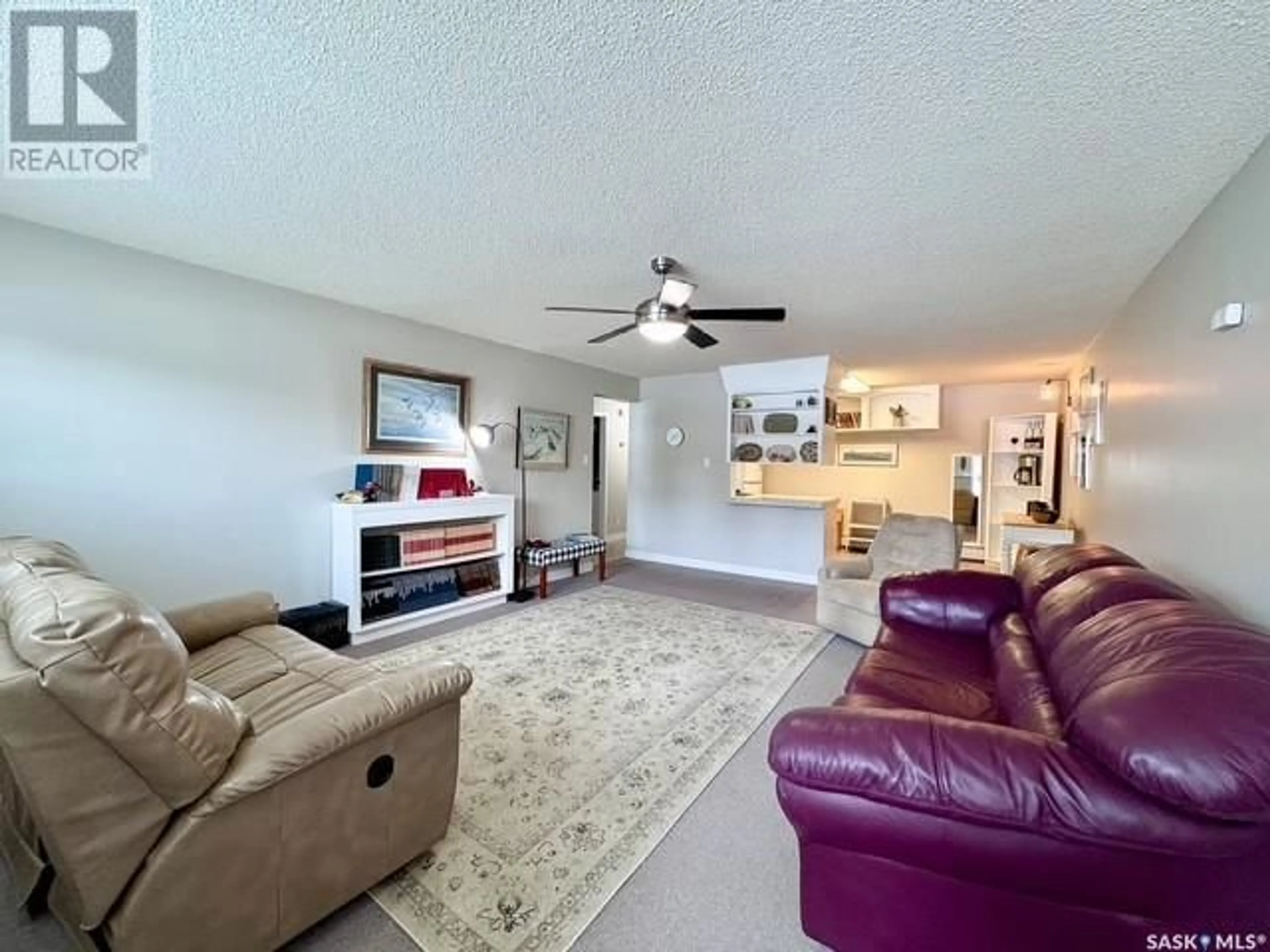 Living room with furniture, unknown for 7 330 13th AVENUE NE, Swift Current Saskatchewan S9H2W1