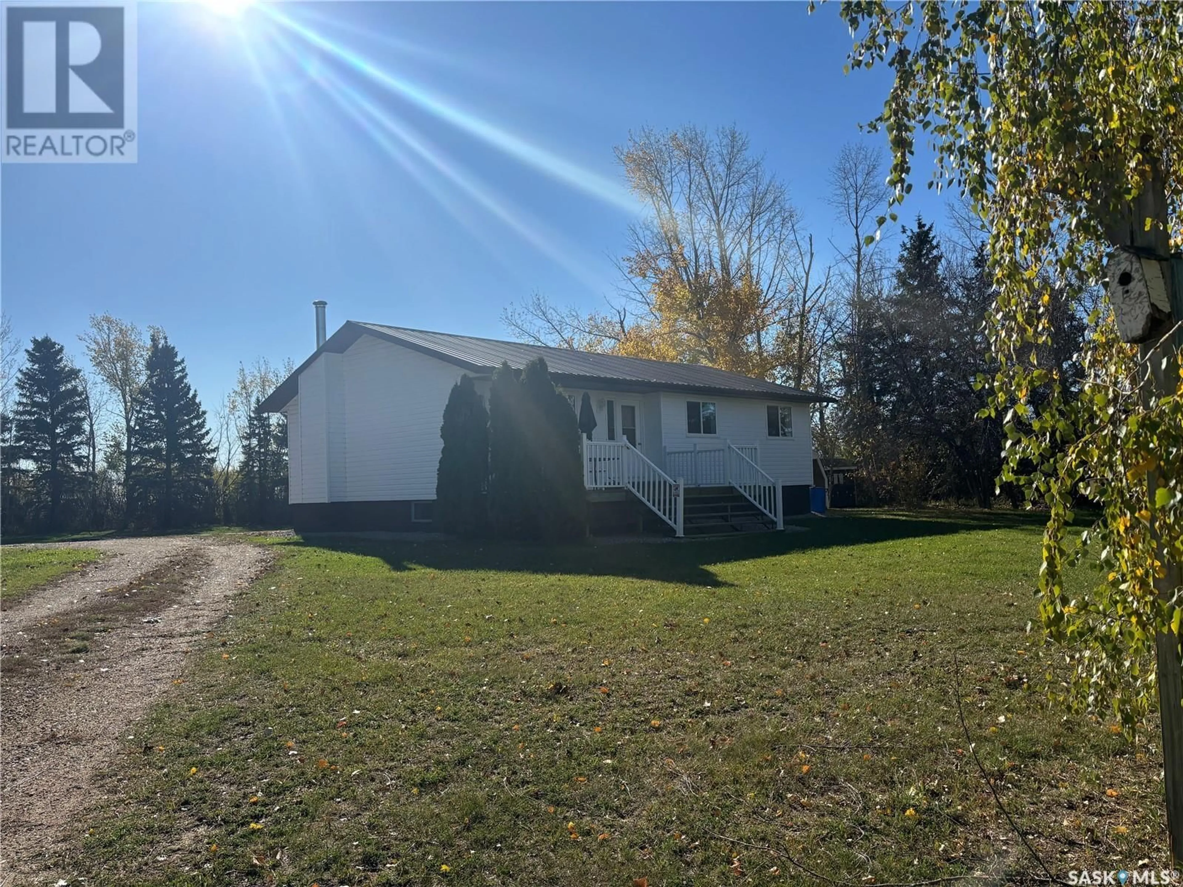 A pic from outside/outdoor area/front of a property/back of a property/a pic from drone, unknown for West Eyebrow Acreage, Eyebrow Rm No. 193 Saskatchewan S0H1L0