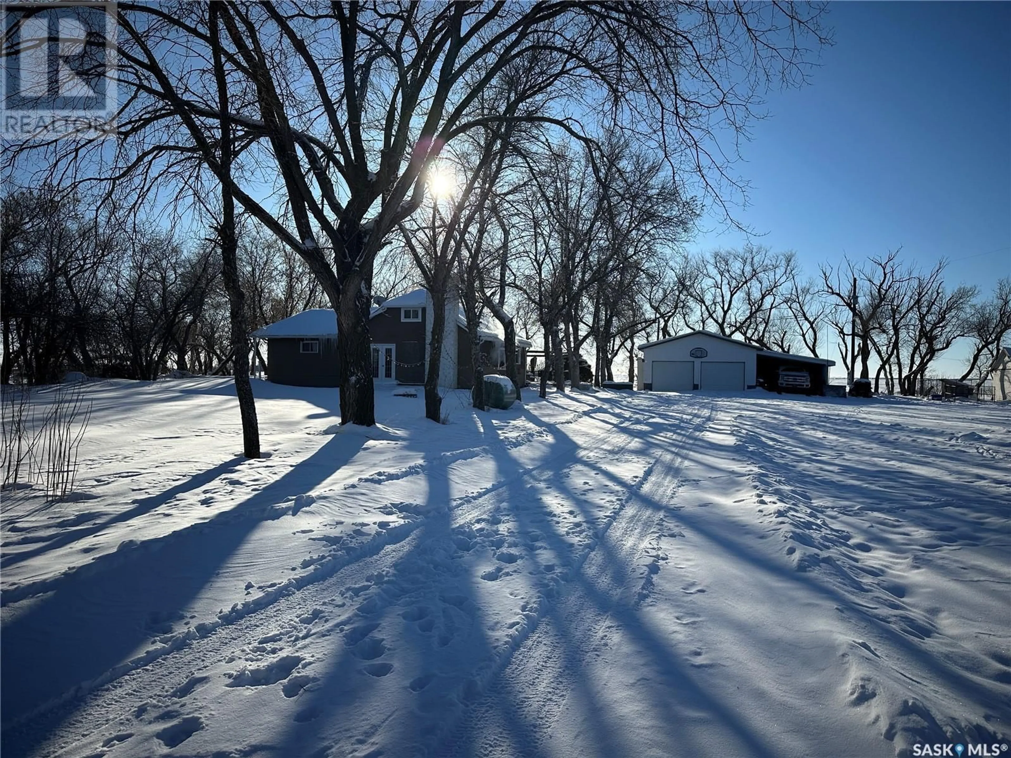 A pic from outside/outdoor area/front of a property/back of a property/a pic from drone, building for SP ACREAGE, Sliding Hills Rm No. 273 Saskatchewan S0A1S0