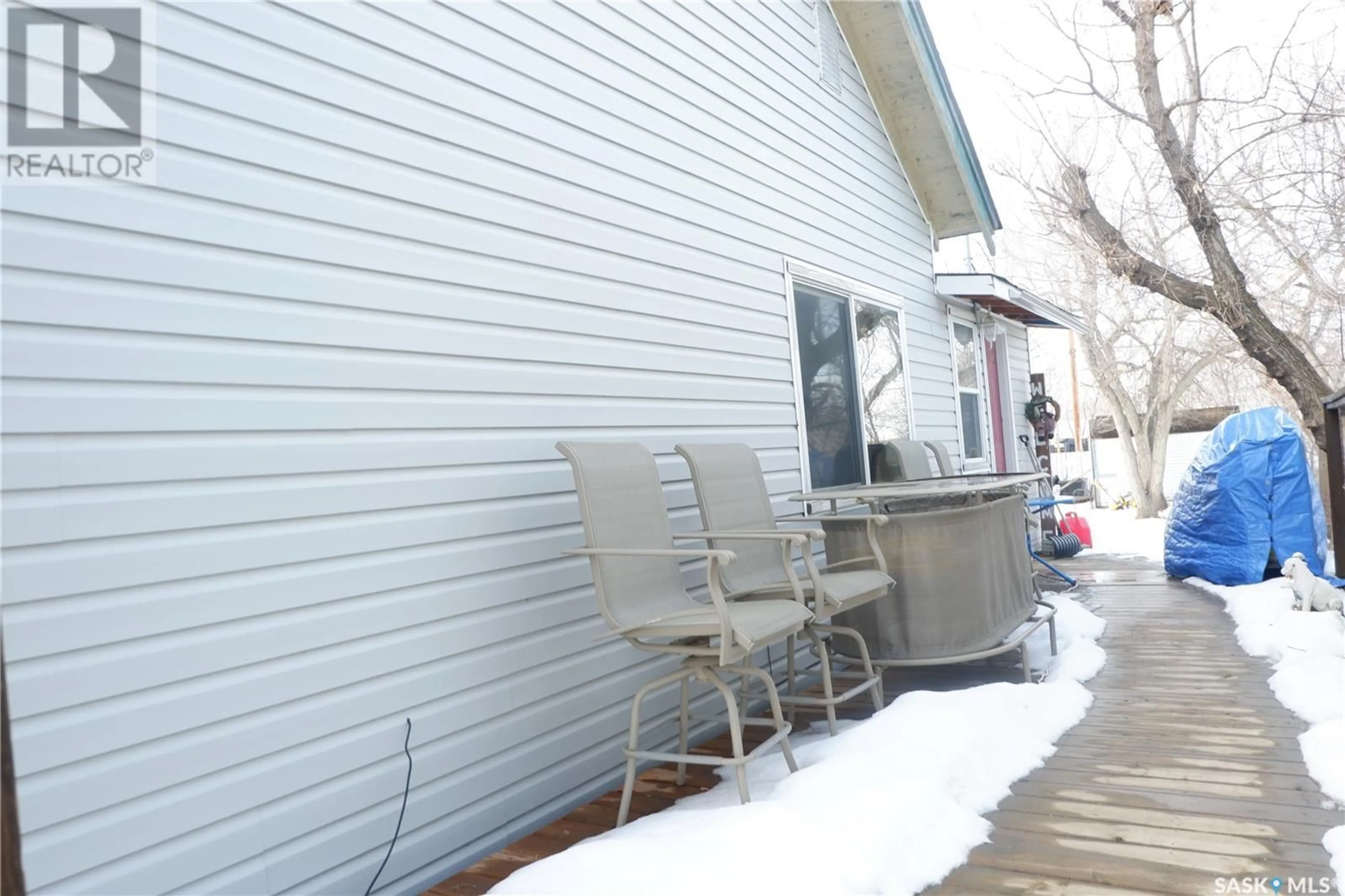 Patio, street for 21 3rd STREET E, Willow Bunch Saskatchewan S0H4K0