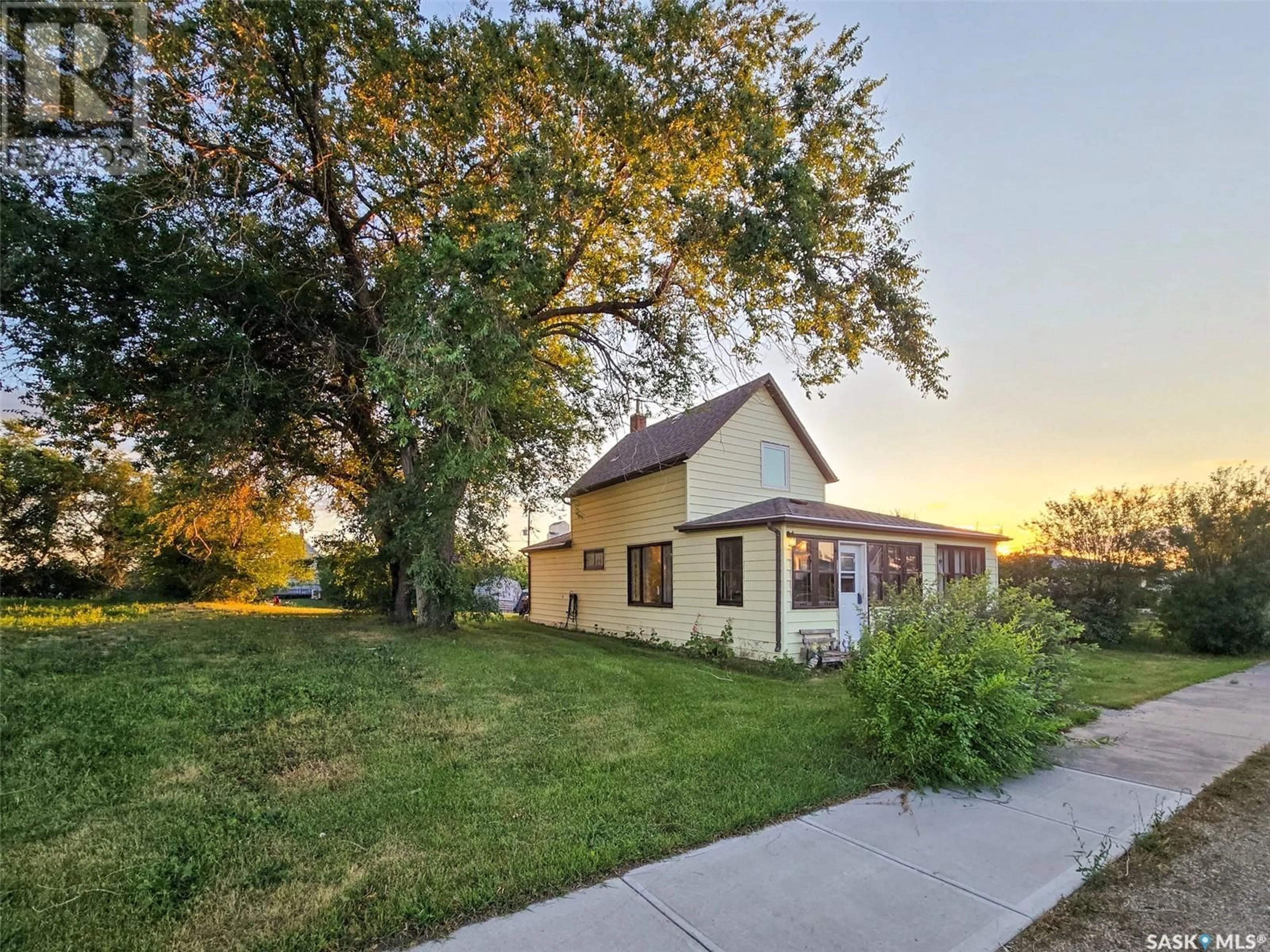 A pic from outside/outdoor area/front of a property/back of a property/a pic from drone, street for 110 2nd AVENUE, Young Saskatchewan S0K4Y0