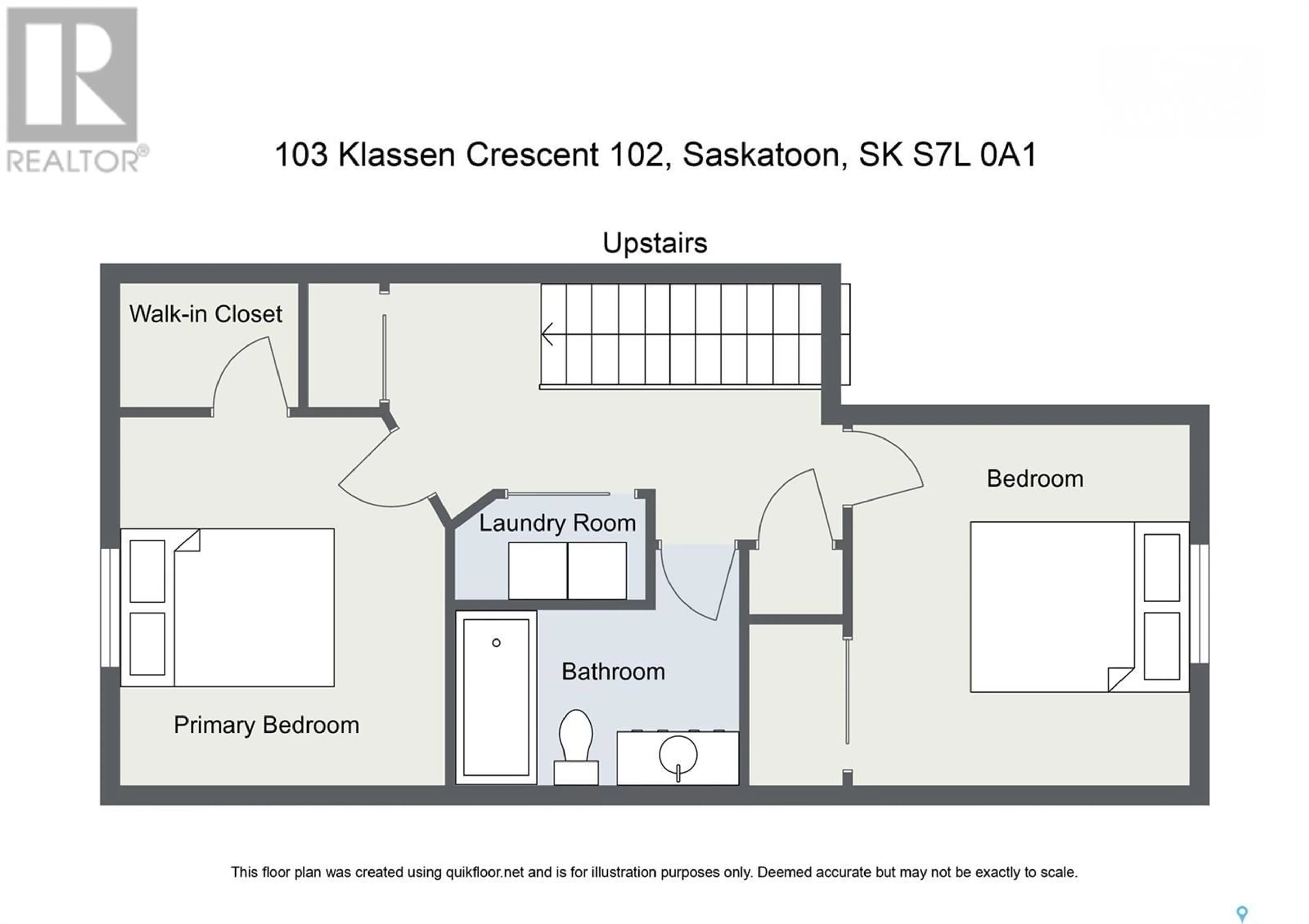 Floor plan for 102 103 Klassen CRESCENT, Saskatoon Saskatchewan S7R0J2