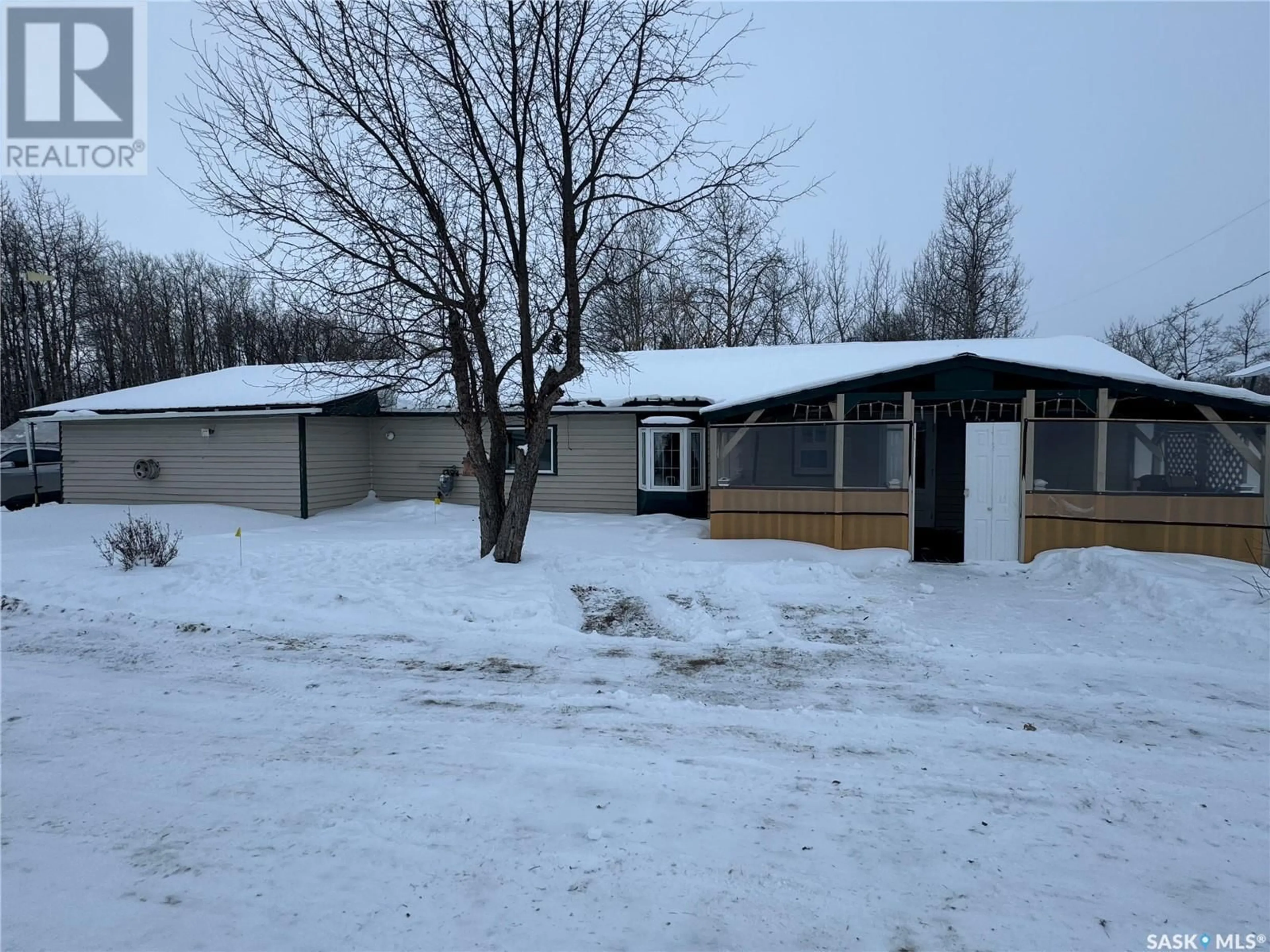 A pic from outside/outdoor area/front of a property/back of a property/a pic from drone, building for 110 1st STREET W, Ketchen Saskatchewan S0A3B0