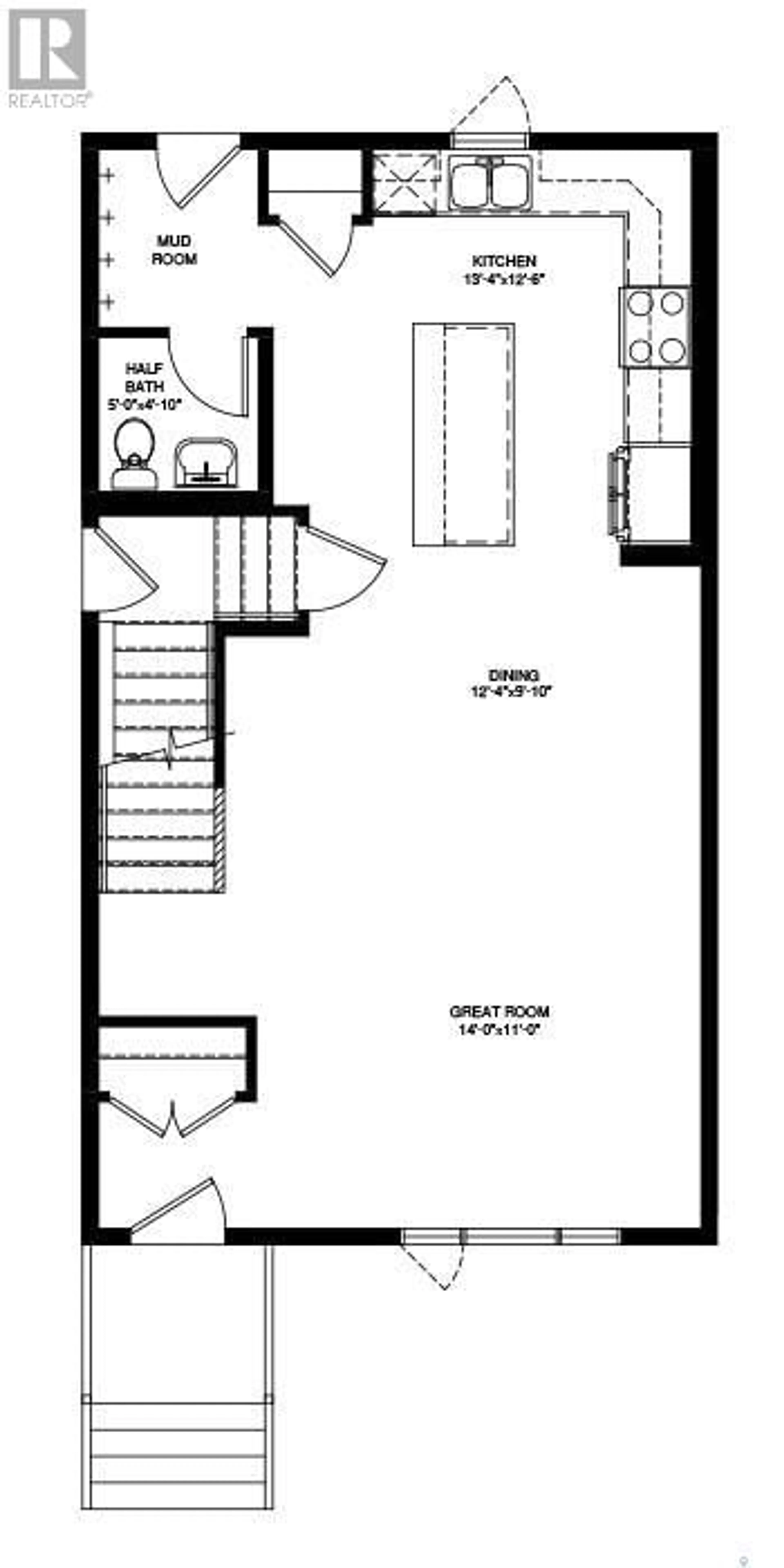 Floor plan for 5409 Buckingham DRIVE E, Regina Saskatchewan S4V4B6