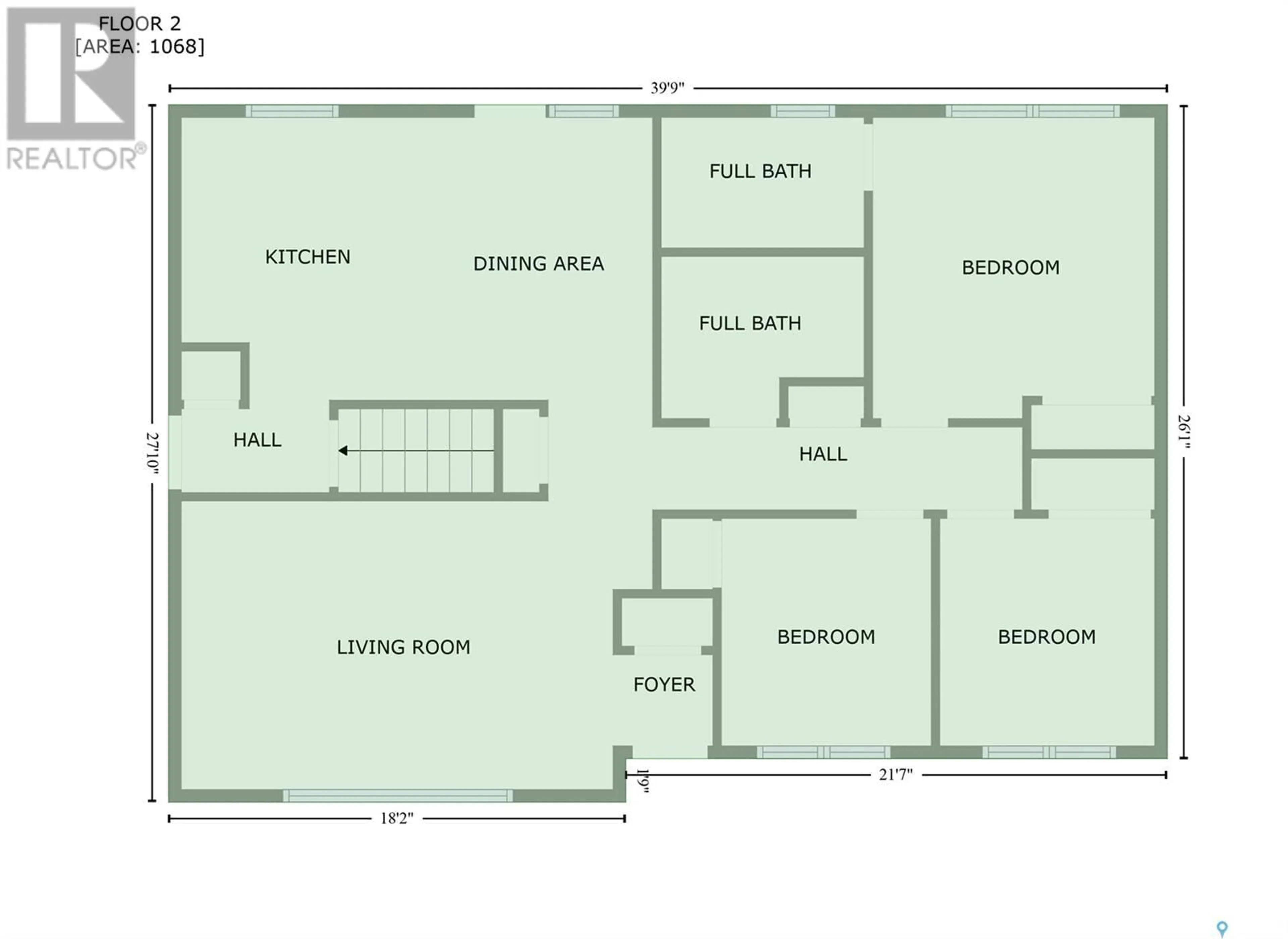 Floor plan for 210 2nd STREET, Hague Saskatchewan S0K1X0