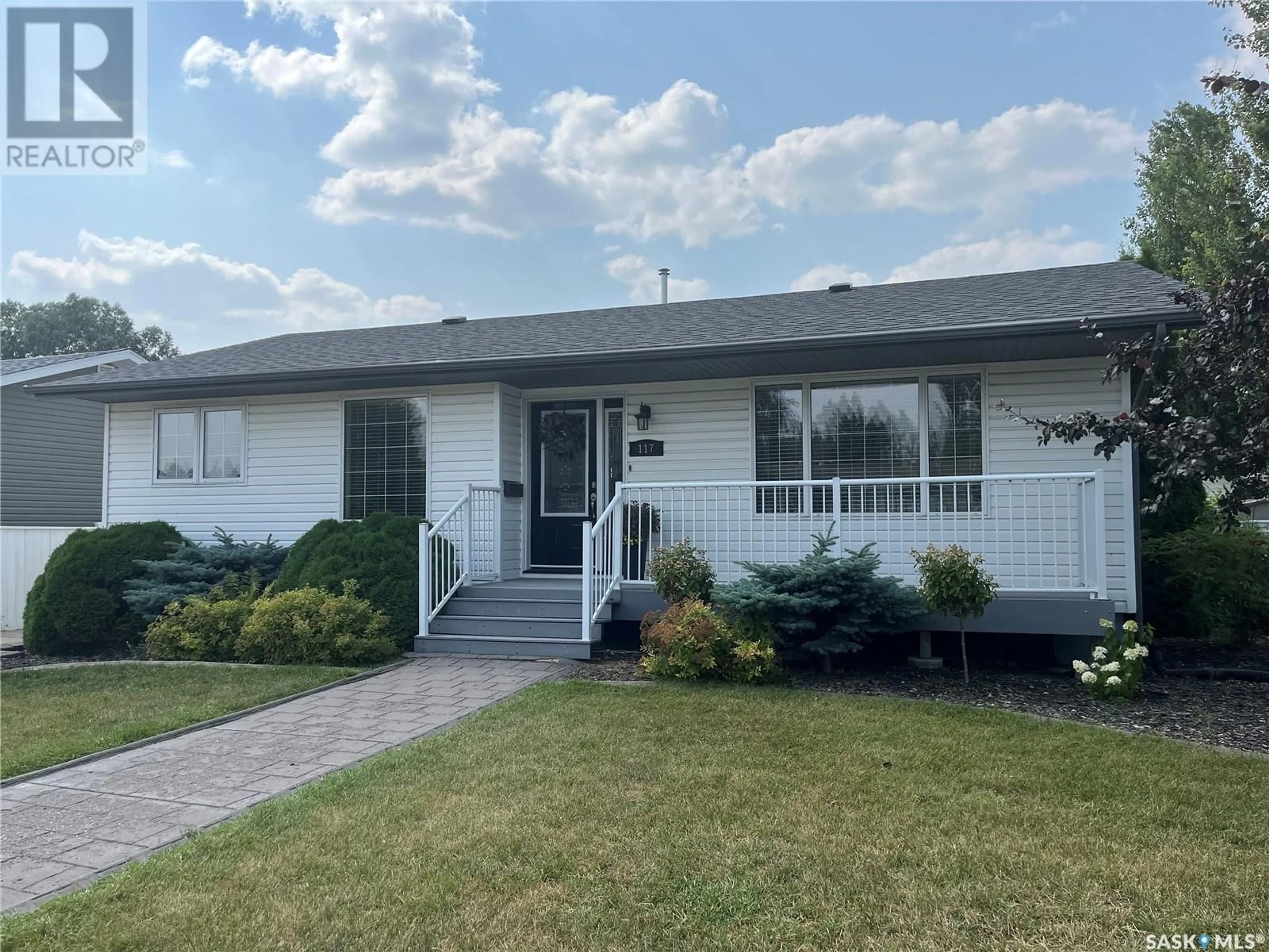 Home with vinyl exterior material, street for 117 Adamson ROAD, Shellbrook Saskatchewan S0J2E0