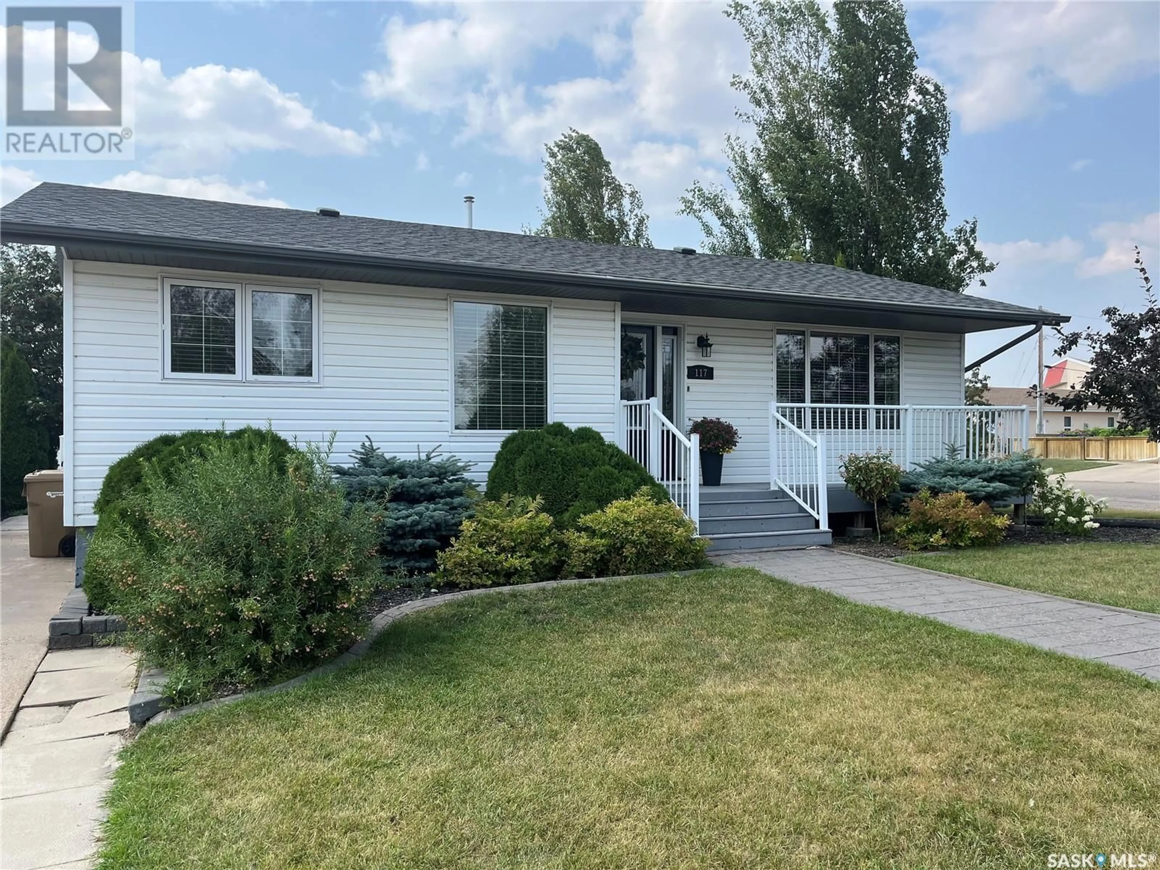 Home with vinyl exterior material, street for 117 Adamson ROAD, Shellbrook Saskatchewan S0J2E0