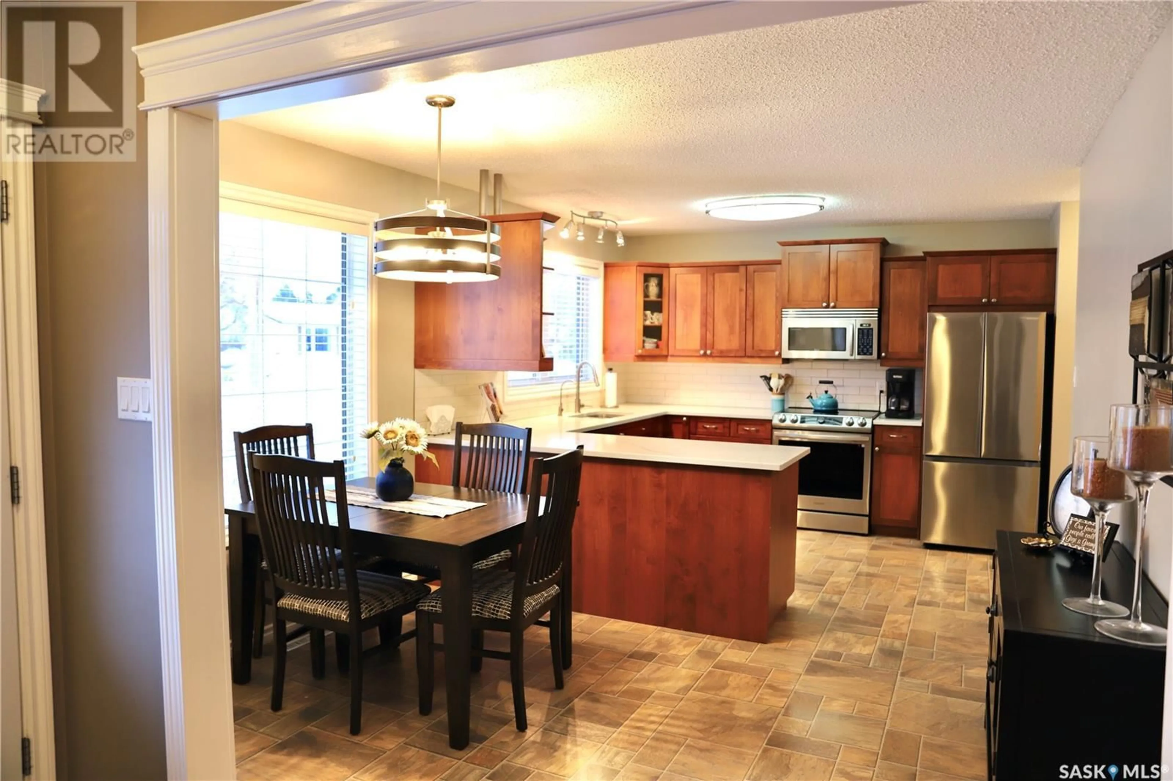 Open concept kitchen, ceramic/tile floor for 117 Adamson ROAD, Shellbrook Saskatchewan S0J2E0