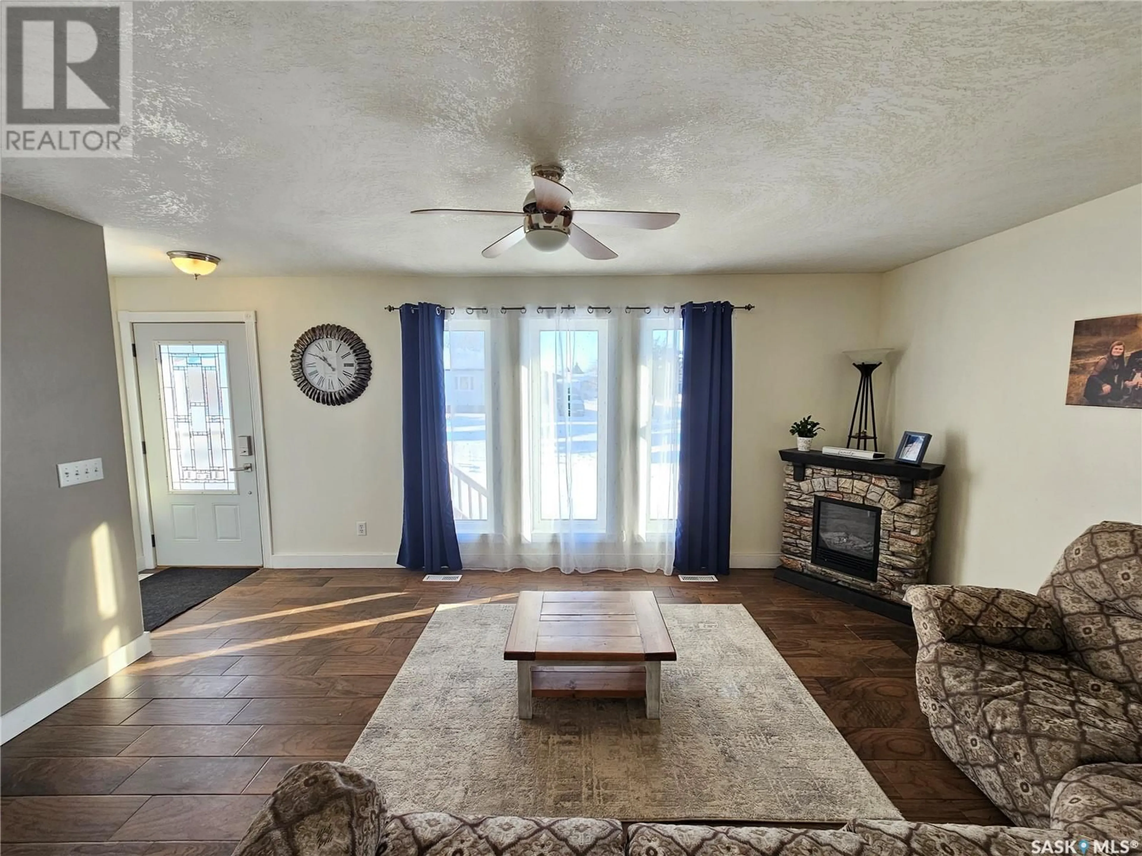 Living room with furniture, unknown for 105 Percy STREET, Arcola Saskatchewan S0C0G0