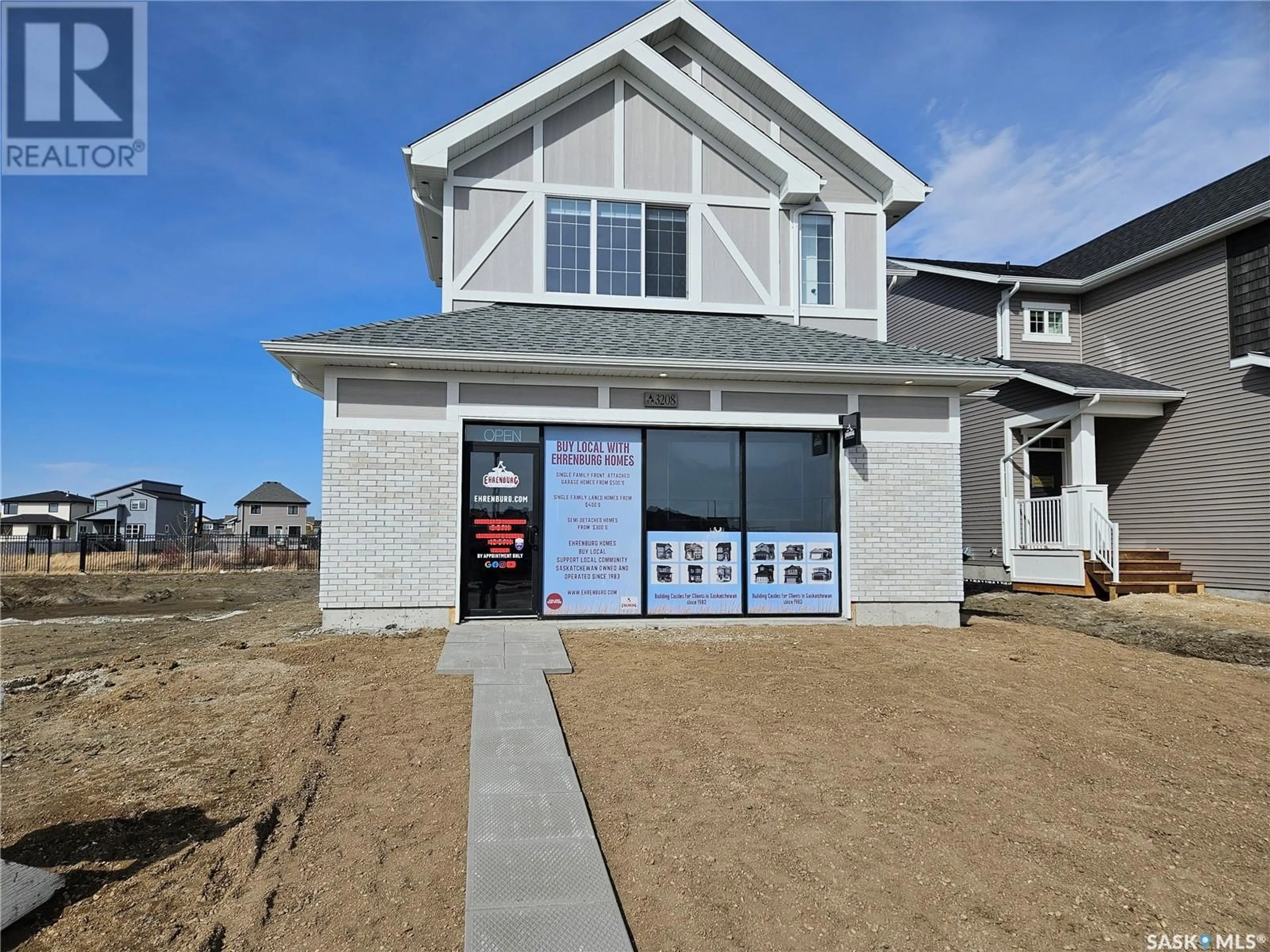 Home with vinyl exterior material, street for 34 Lookout DRIVE, Pilot Butte Saskatchewan S0G3Z0