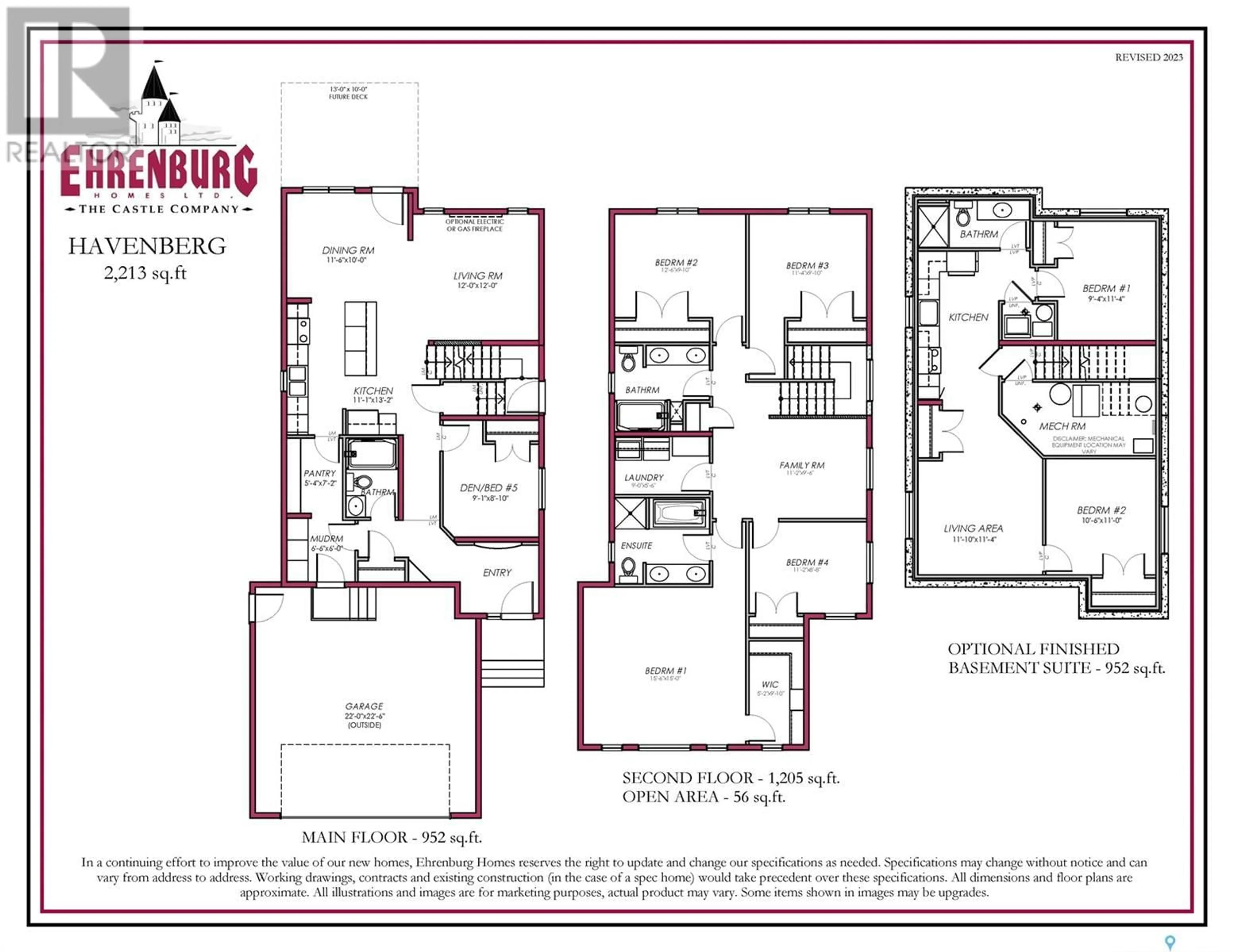 Floor plan for 34 Lookout DRIVE, Pilot Butte Saskatchewan S0G3Z0