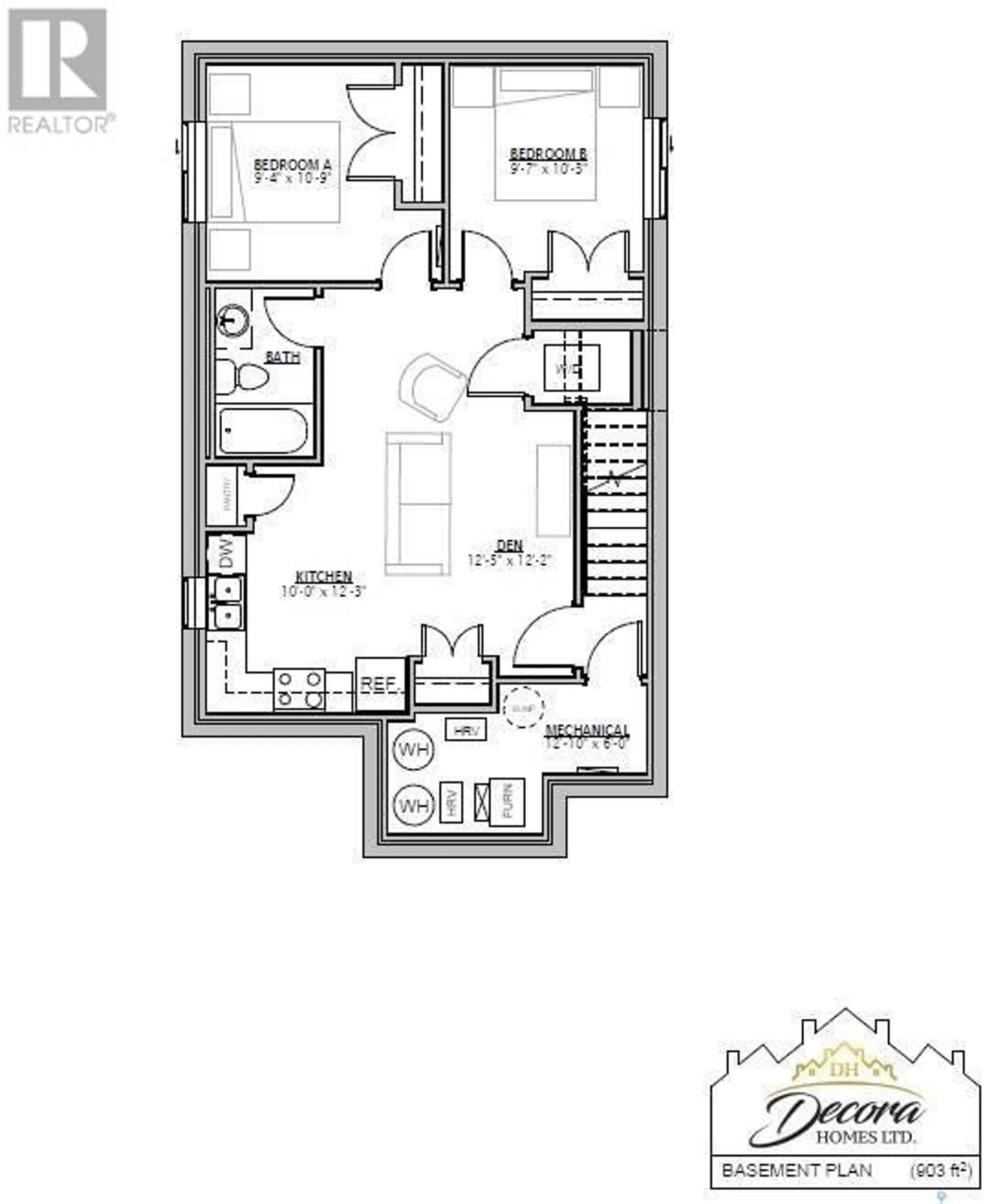 Floor plan for 192 Haverstock CRESCENT, Saskatoon Saskatchewan S7W1E3