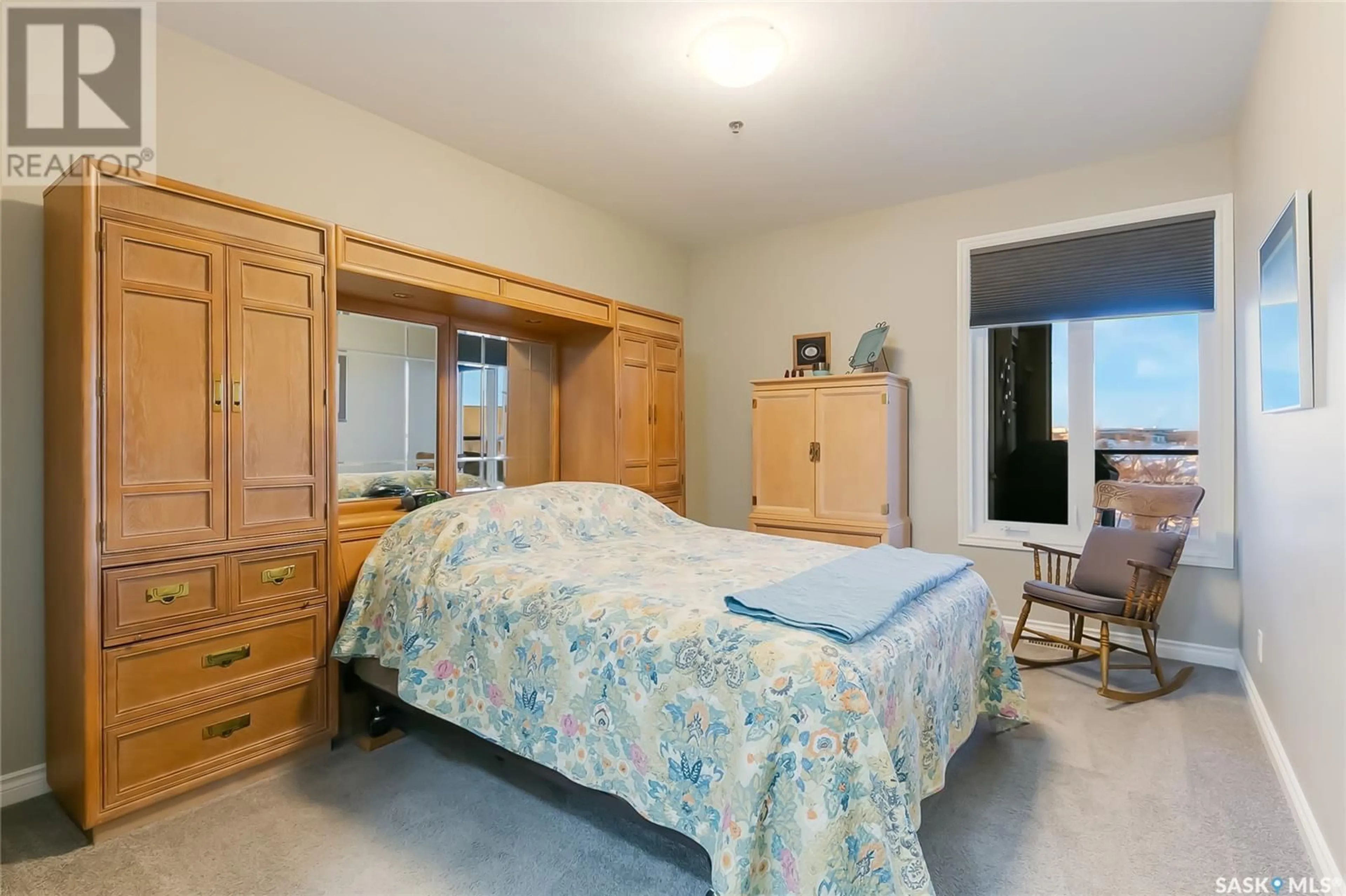 Bedroom with bed, unknown for 207 4891 Trinity LANE, Regina Saskatchewan S4W0E1