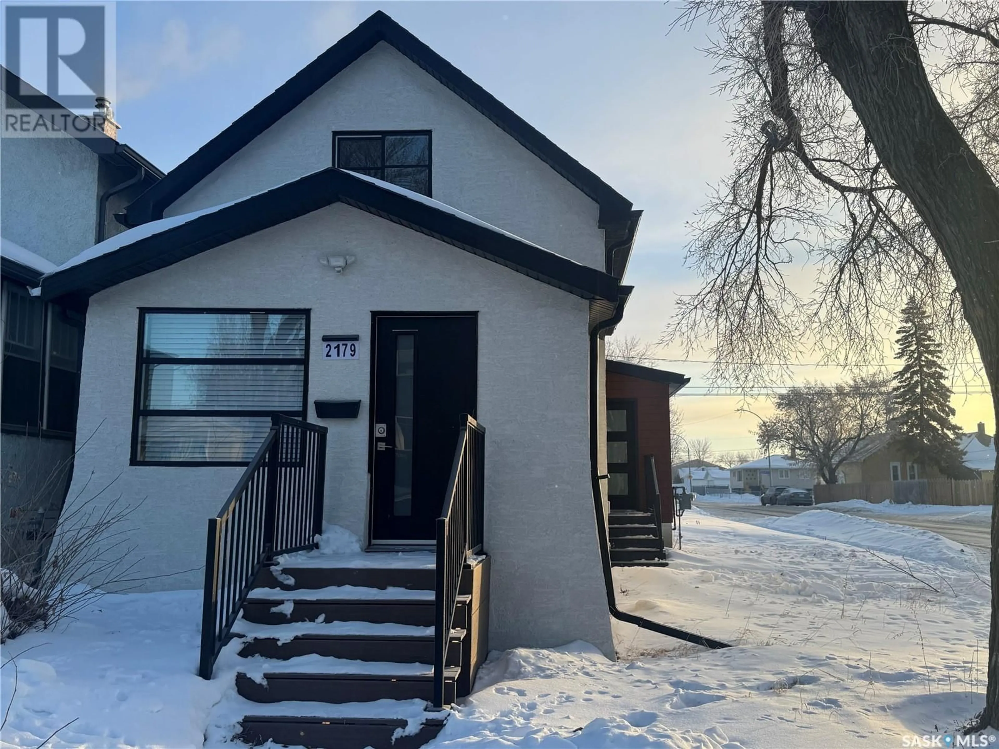 A pic from outside/outdoor area/front of a property/back of a property/a pic from drone, street for 2179 Broder STREET, Regina Saskatchewan S4N3S5