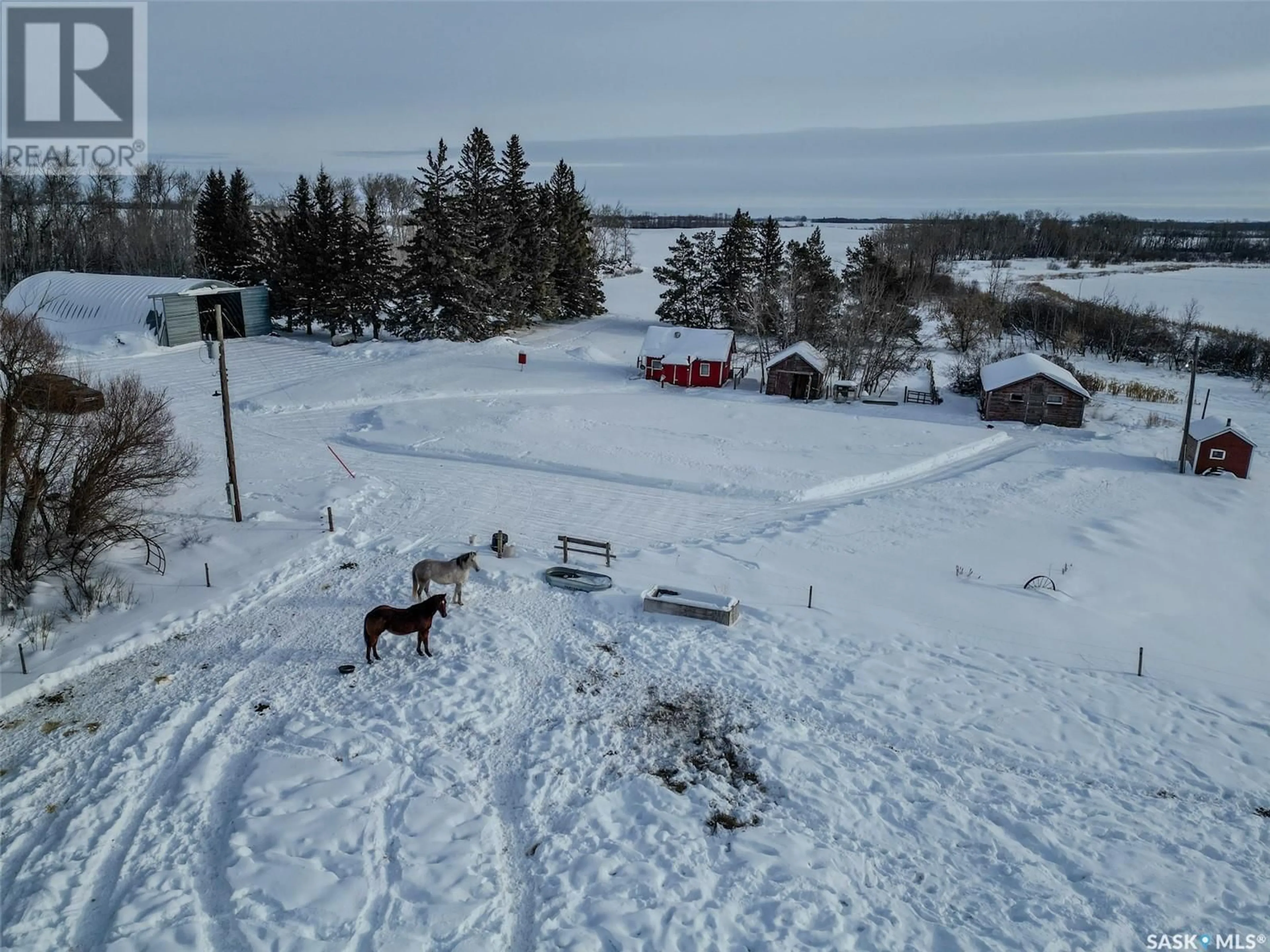 A pic from outside/outdoor area/front of a property/back of a property/a pic from drone, mountain view for Leroux Acreage, Humboldt Rm No. 370 Saskatchewan S0K2A0