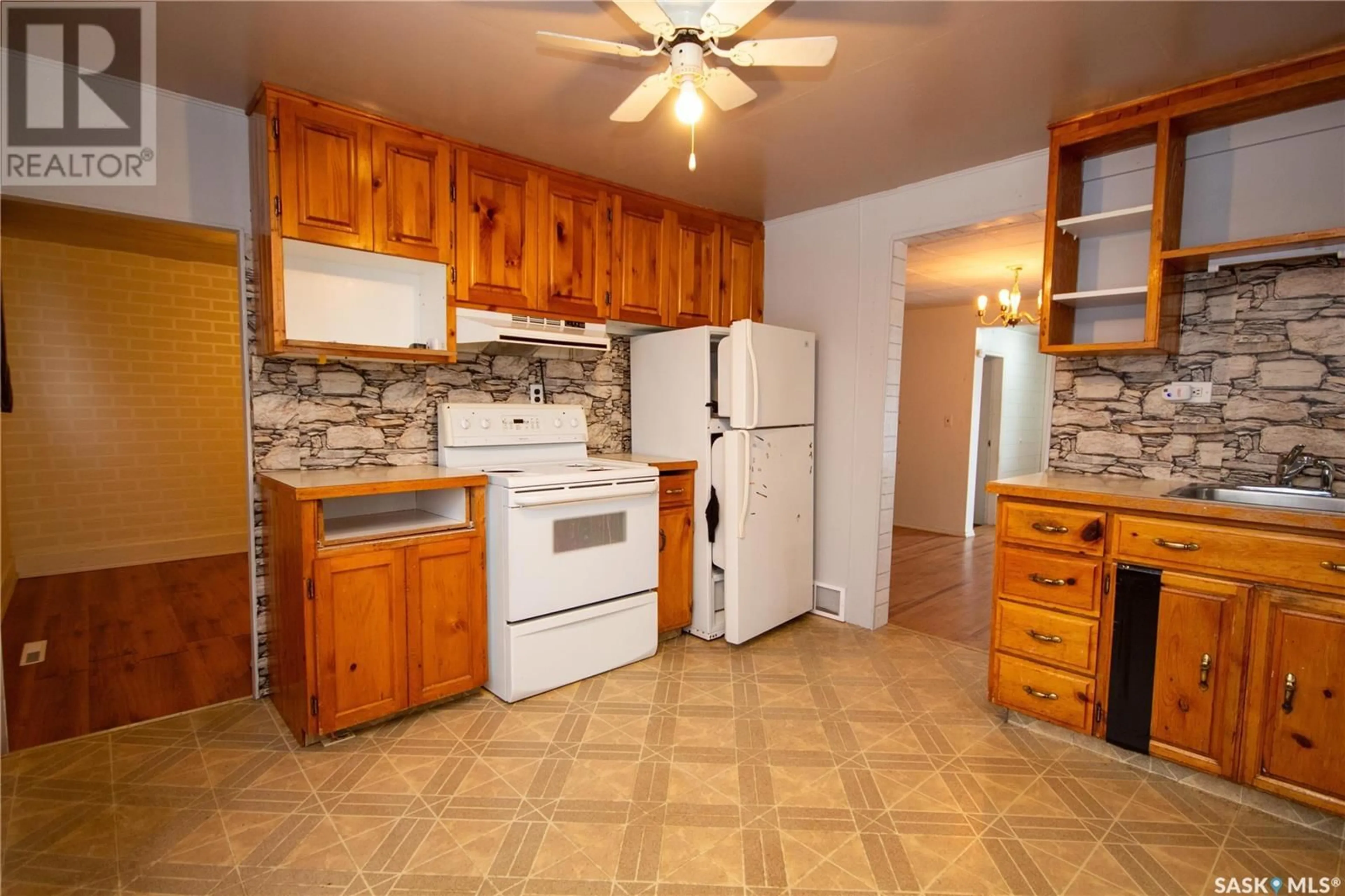 Standard kitchen, ceramic/tile floor for 1521 110th STREET, North Battleford Saskatchewan S9A2J5