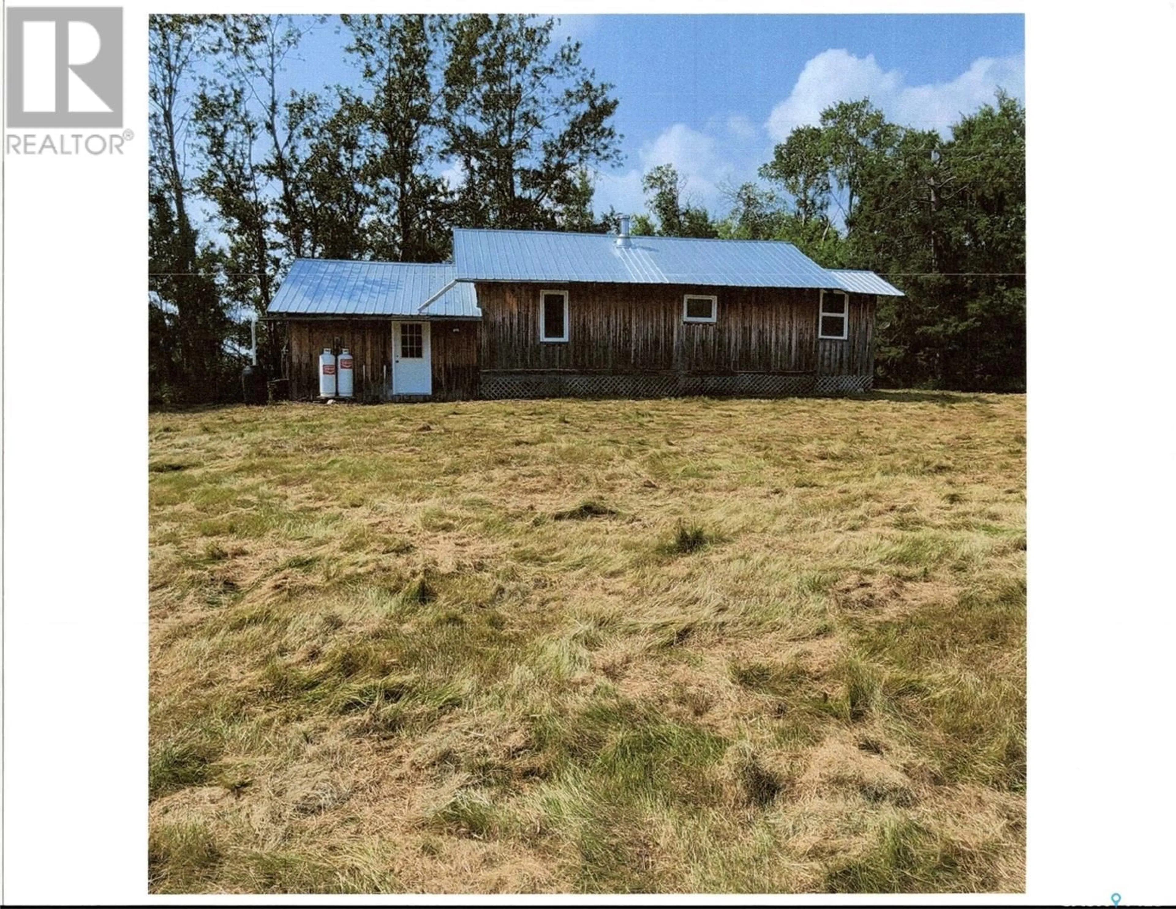 A pic from outside/outdoor area/front of a property/back of a property/a pic from drone, building for Hazel Dell Rec/Res Off Grid Retreat, Hazel Dell Rm No. 335 Saskatchewan S0A2X0