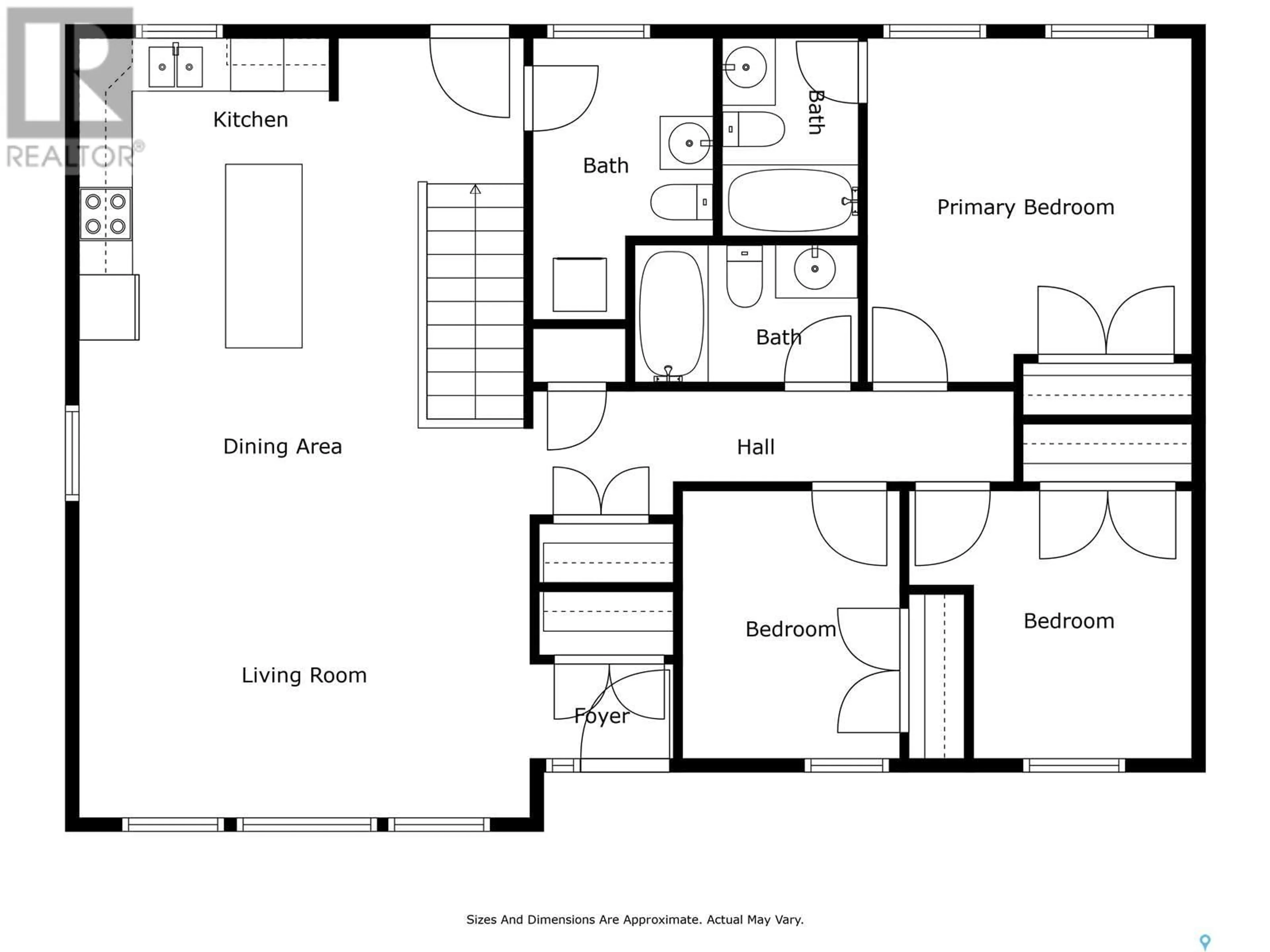 Floor plan for 360 Keats STREET, Southey Saskatchewan S0G4P0