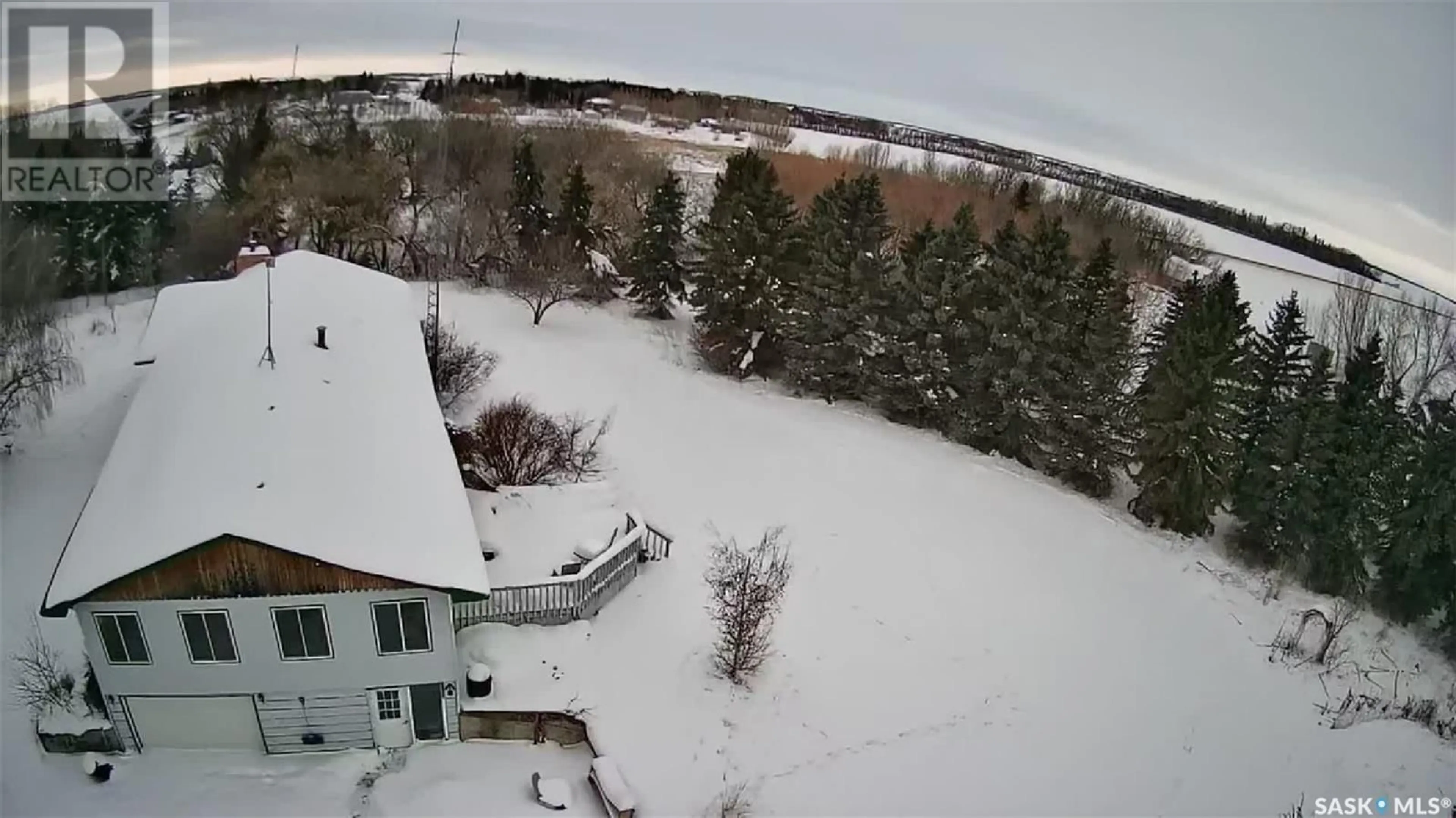 A pic from outside/outdoor area/front of a property/back of a property/a pic from drone, mountain view for Annaheim Acreage, St. Peter RM No. 369 Saskatchewan S0K0G0