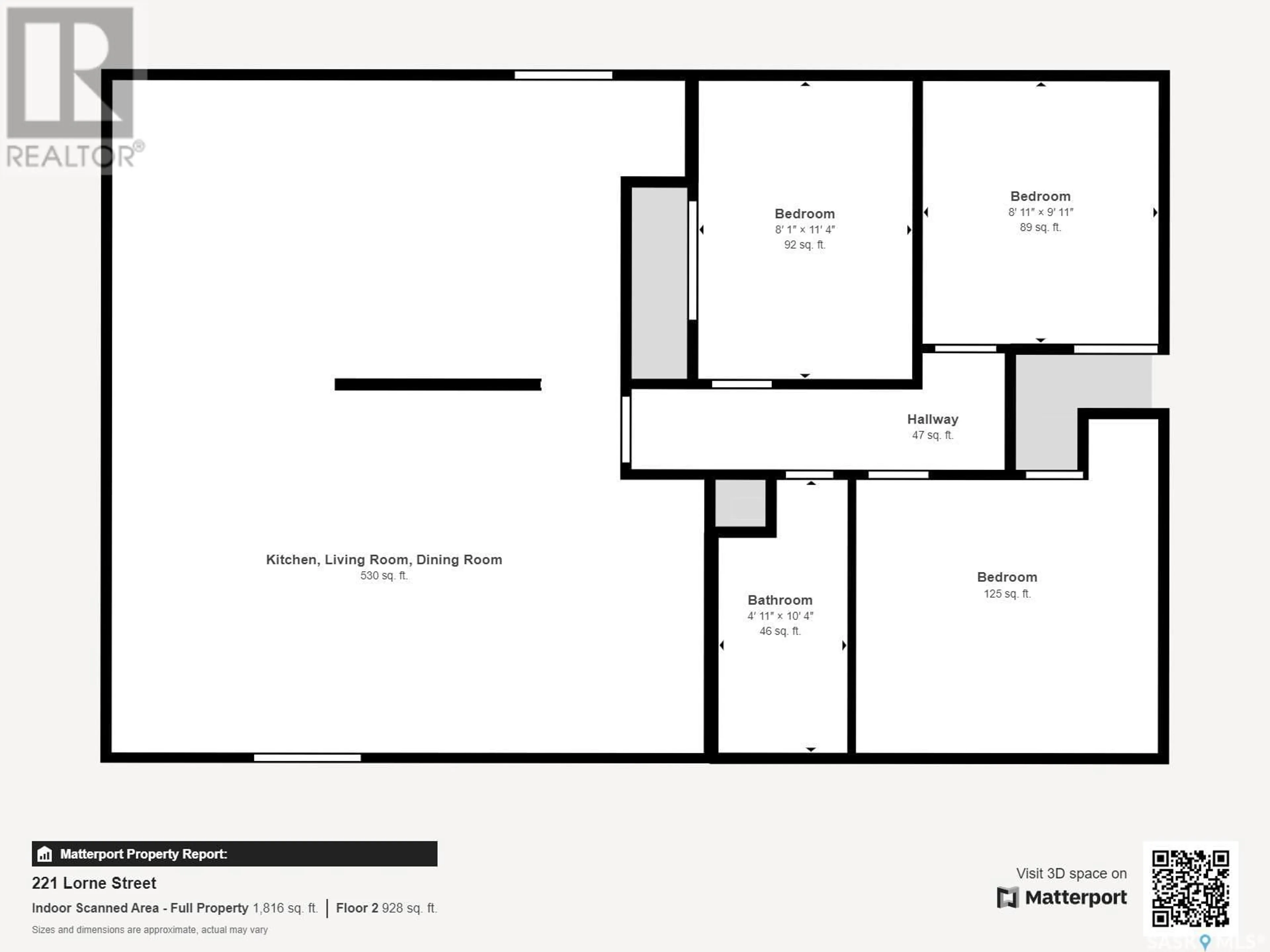 Floor plan for 221 Lorne STREET, Regina Saskatchewan S4R2J1