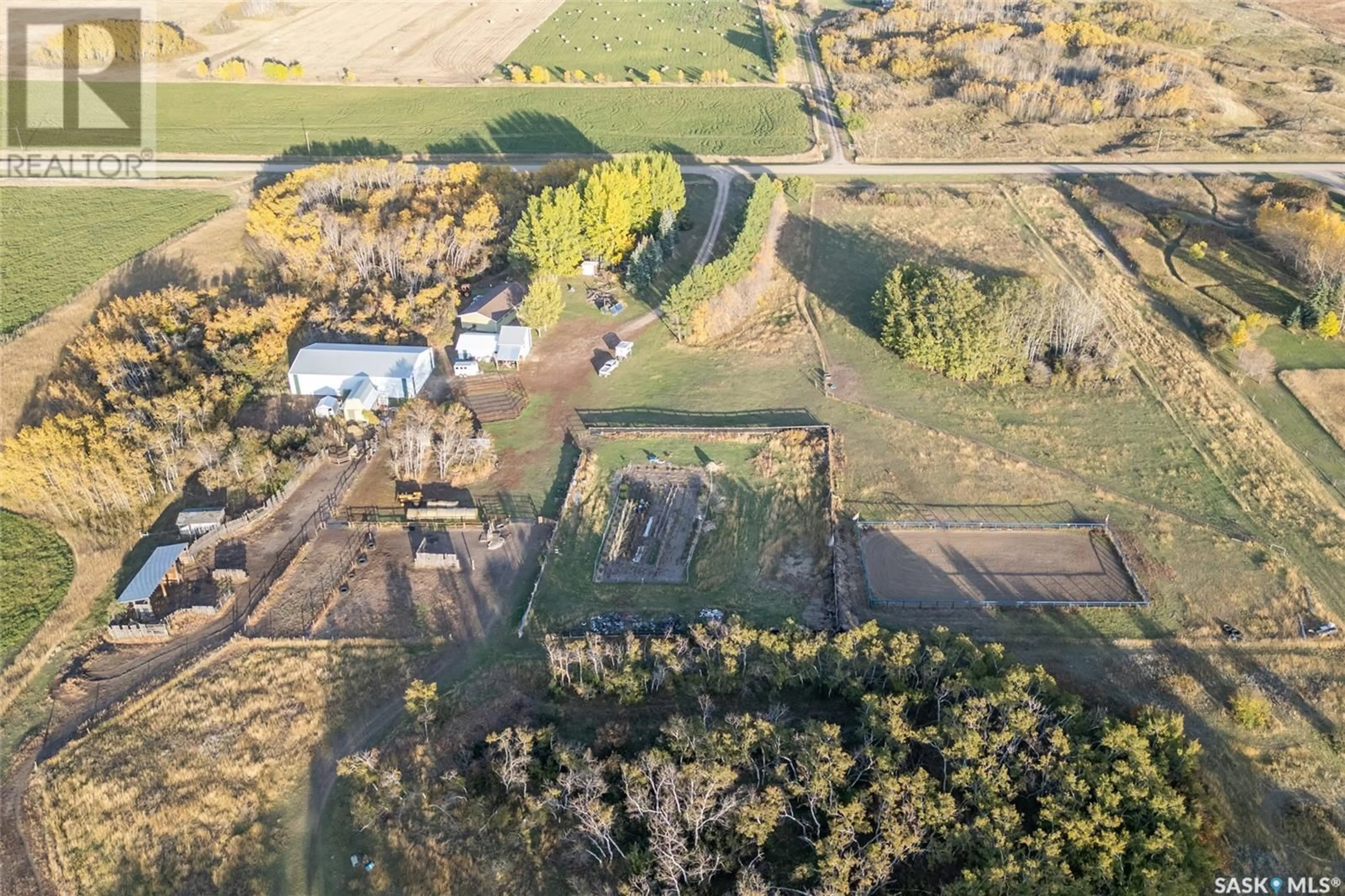 A pic from outside/outdoor area/front of a property/back of a property/a pic from drone, unknown for Vanscoy Ranch, Vanscoy Rm No. 345 Saskatchewan S0L3J0