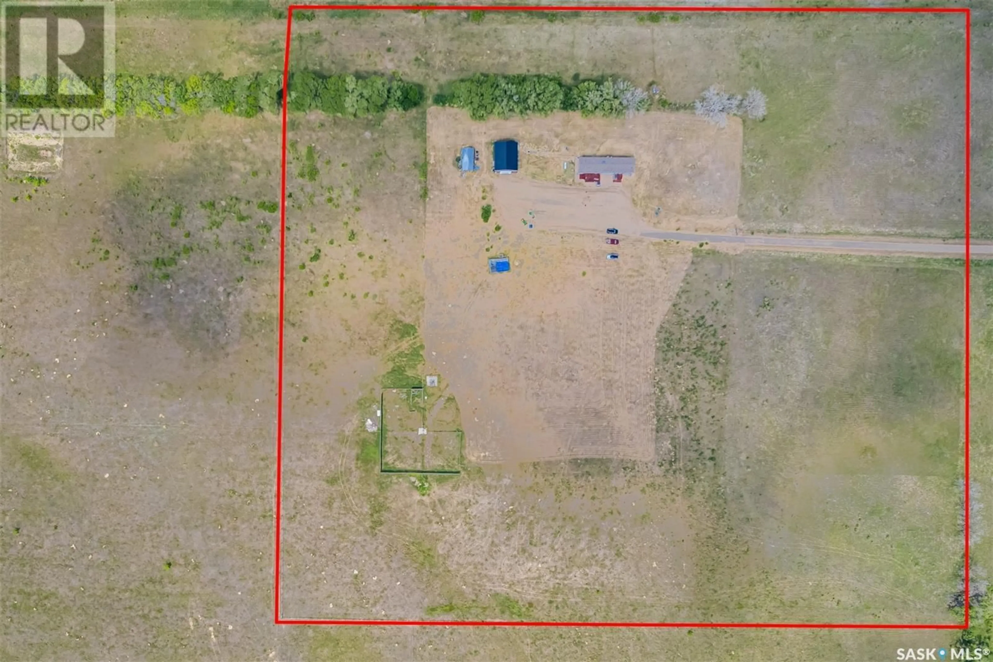 A pic from outside/outdoor area/front of a property/back of a property/a pic from drone, building for Blackstrap 21 Acres, Dundurn Rm No. 314 Saskatchewan S0K1K0