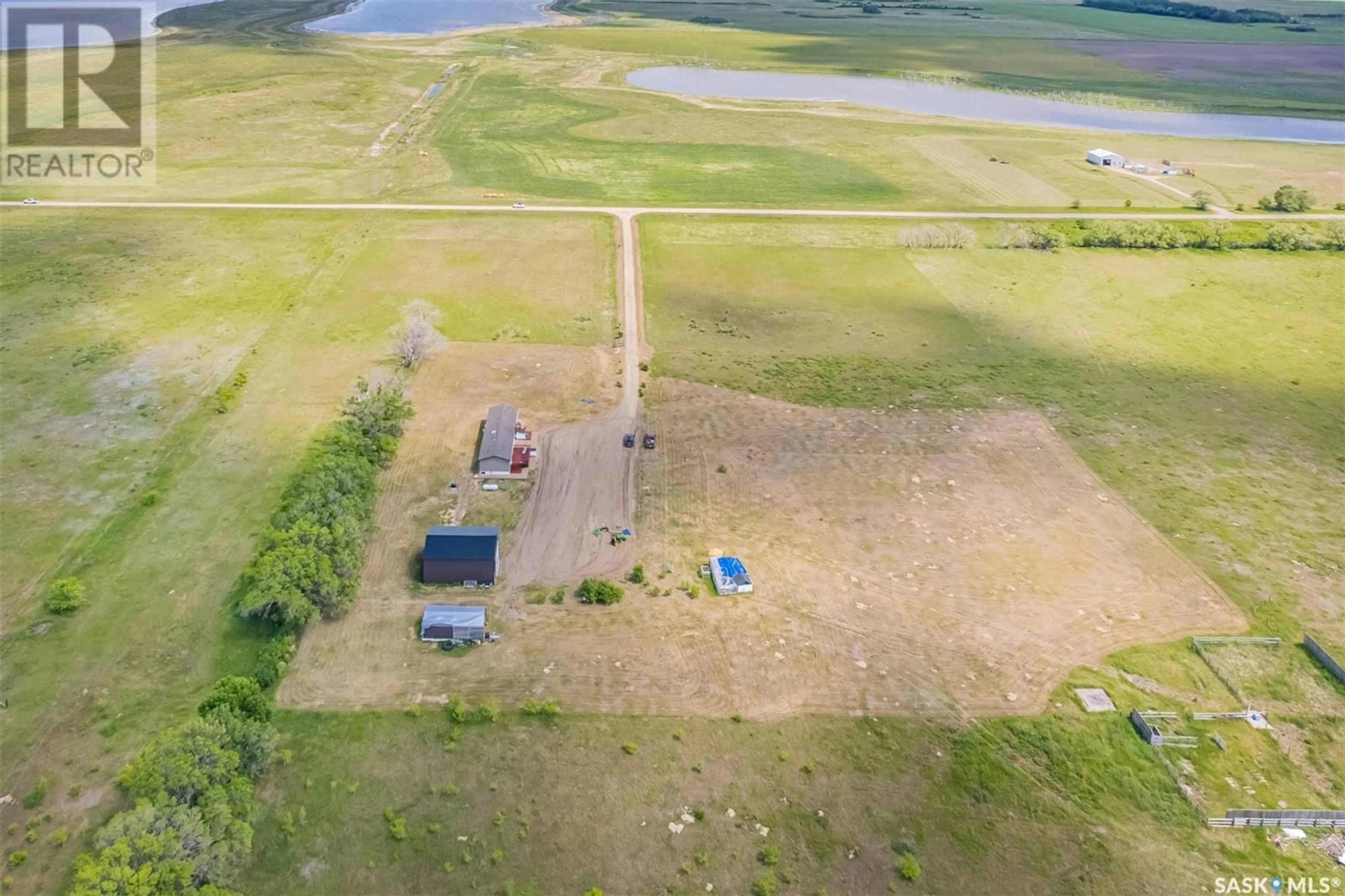 A pic from outside/outdoor area/front of a property/back of a property/a pic from drone, water/lake/river/ocean view for Blackstrap 21 Acres, Dundurn Rm No. 314 Saskatchewan S0K1K0