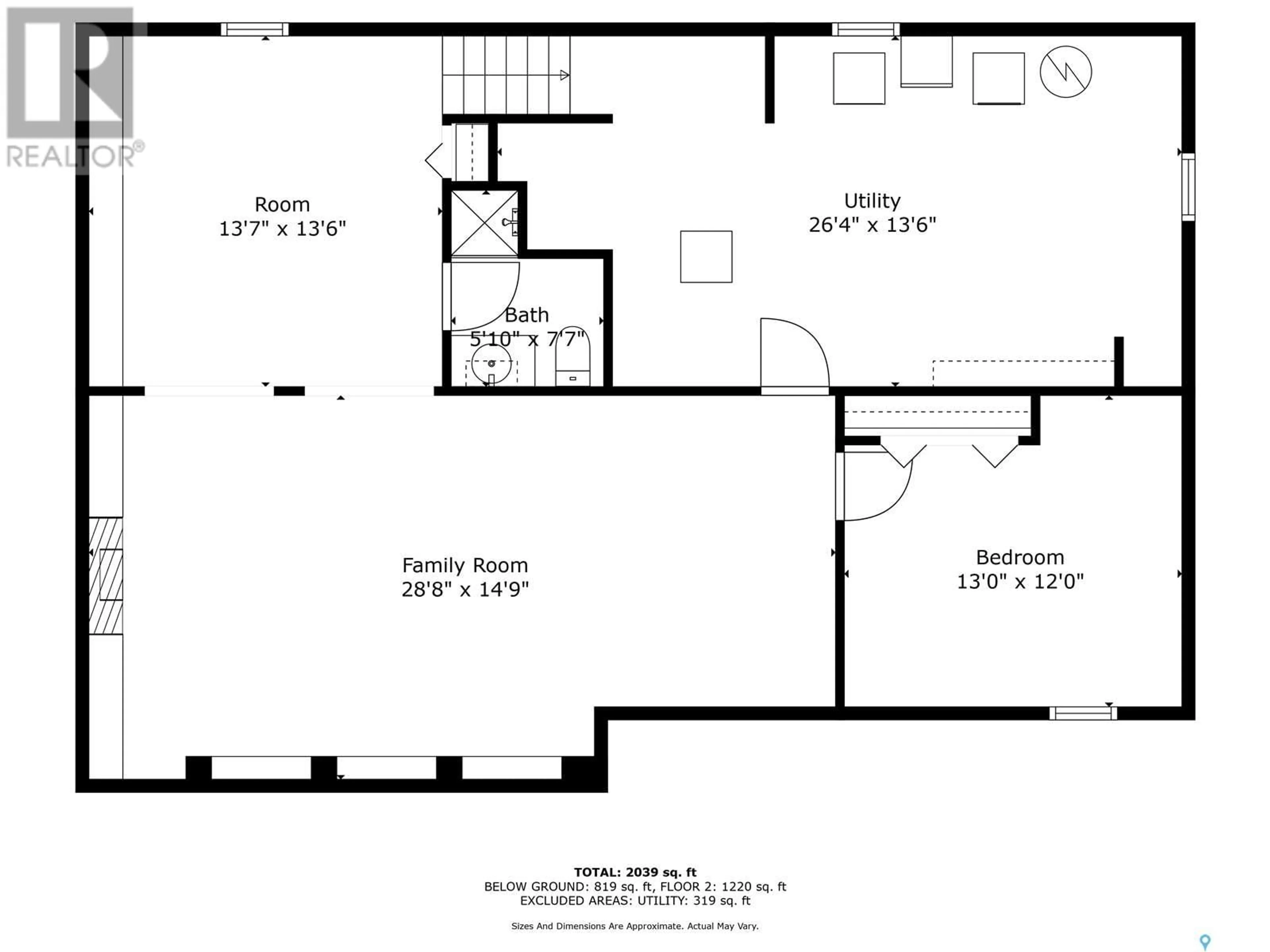 Floor plan for 31 Richardson CRESCENT, Regina Saskatchewan S4S4J2