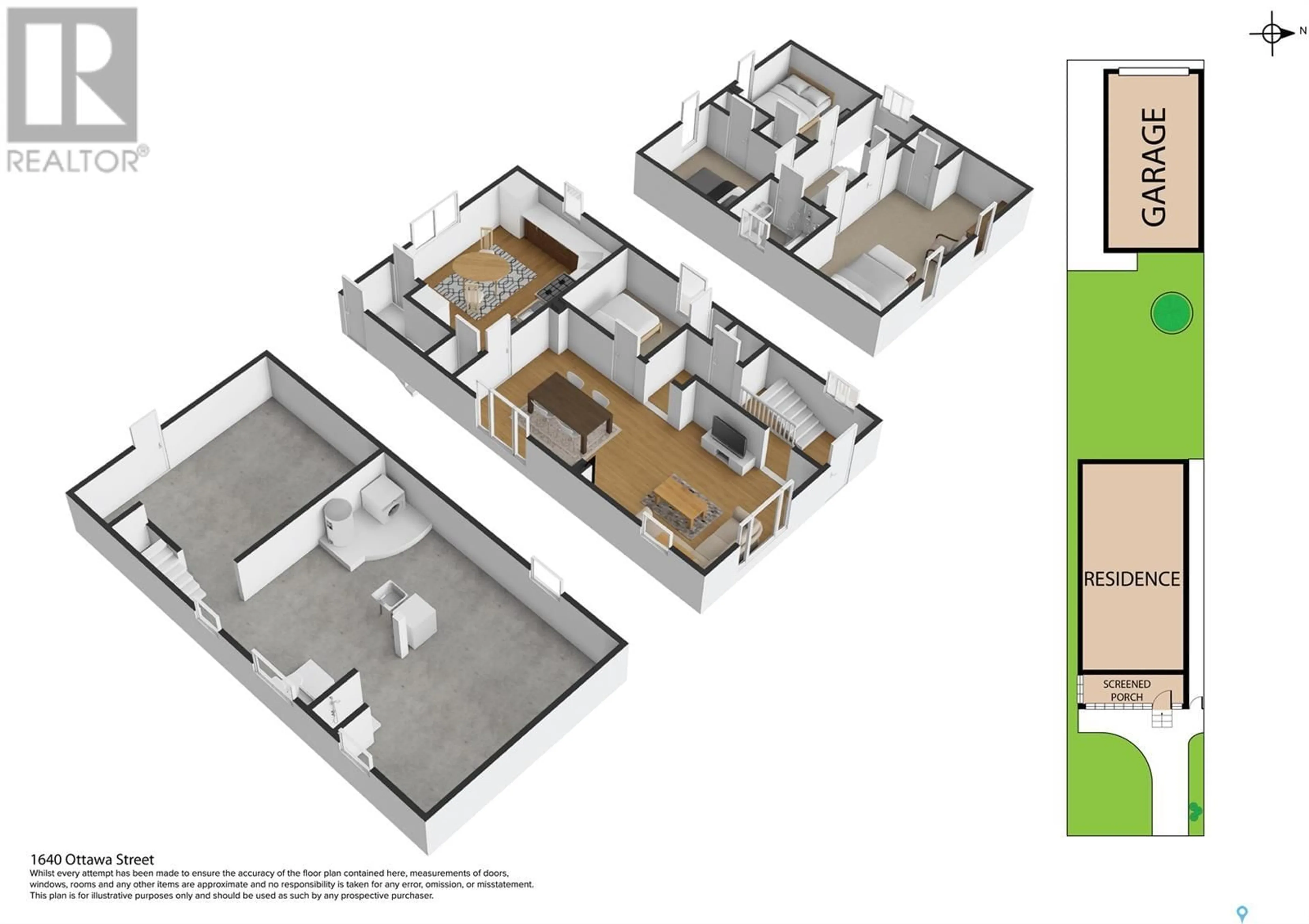 Floor plan for 1640 Ottawa STREET, Regina Saskatchewan S4P1N9