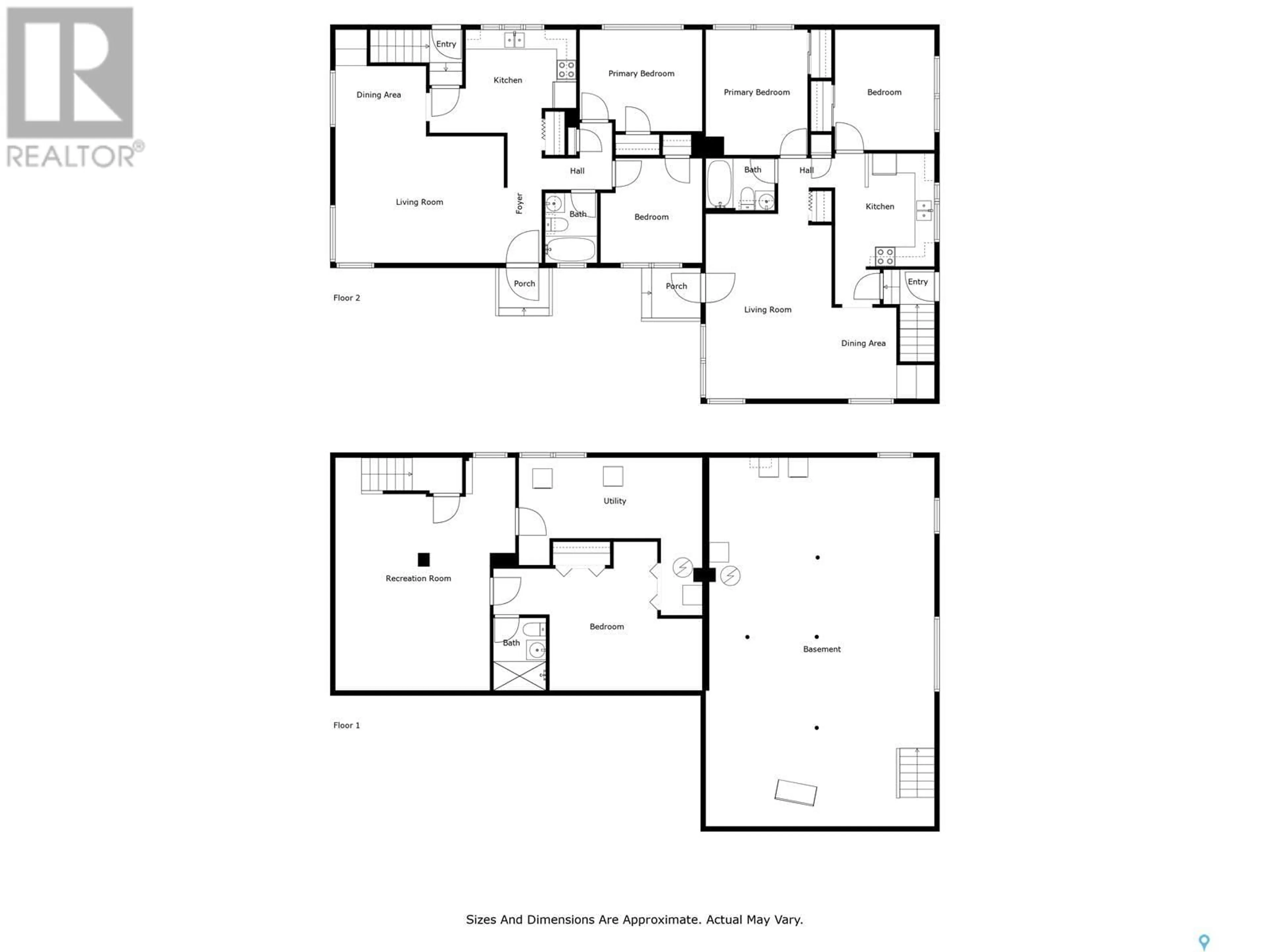 Floor plan for 2504-2506 Elphinstone STREET, Regina Saskatchewan S4S0J6