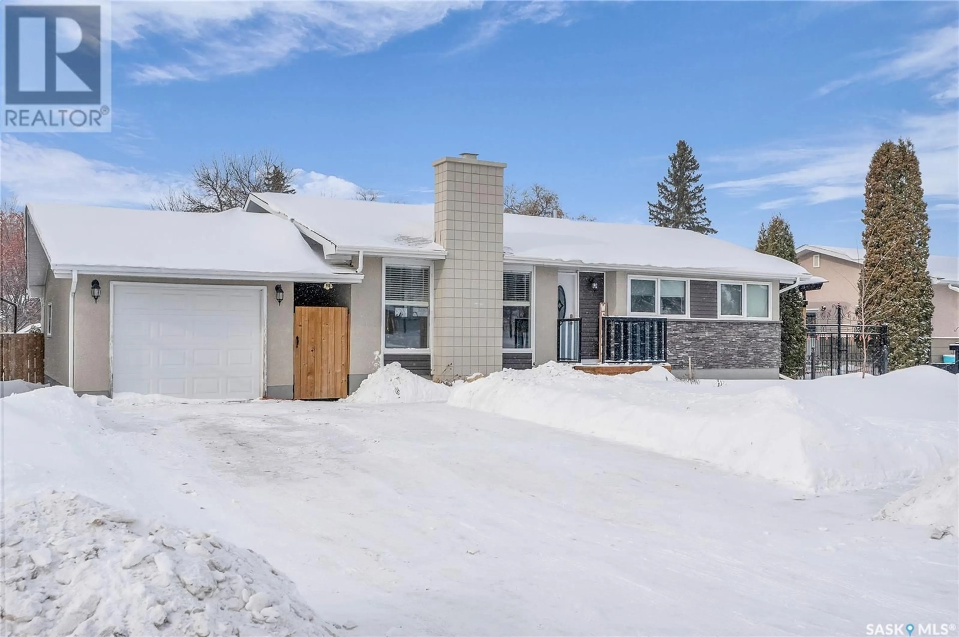 Home with vinyl exterior material, street for 2051 97th STREET, North Battleford Saskatchewan S9A0L2