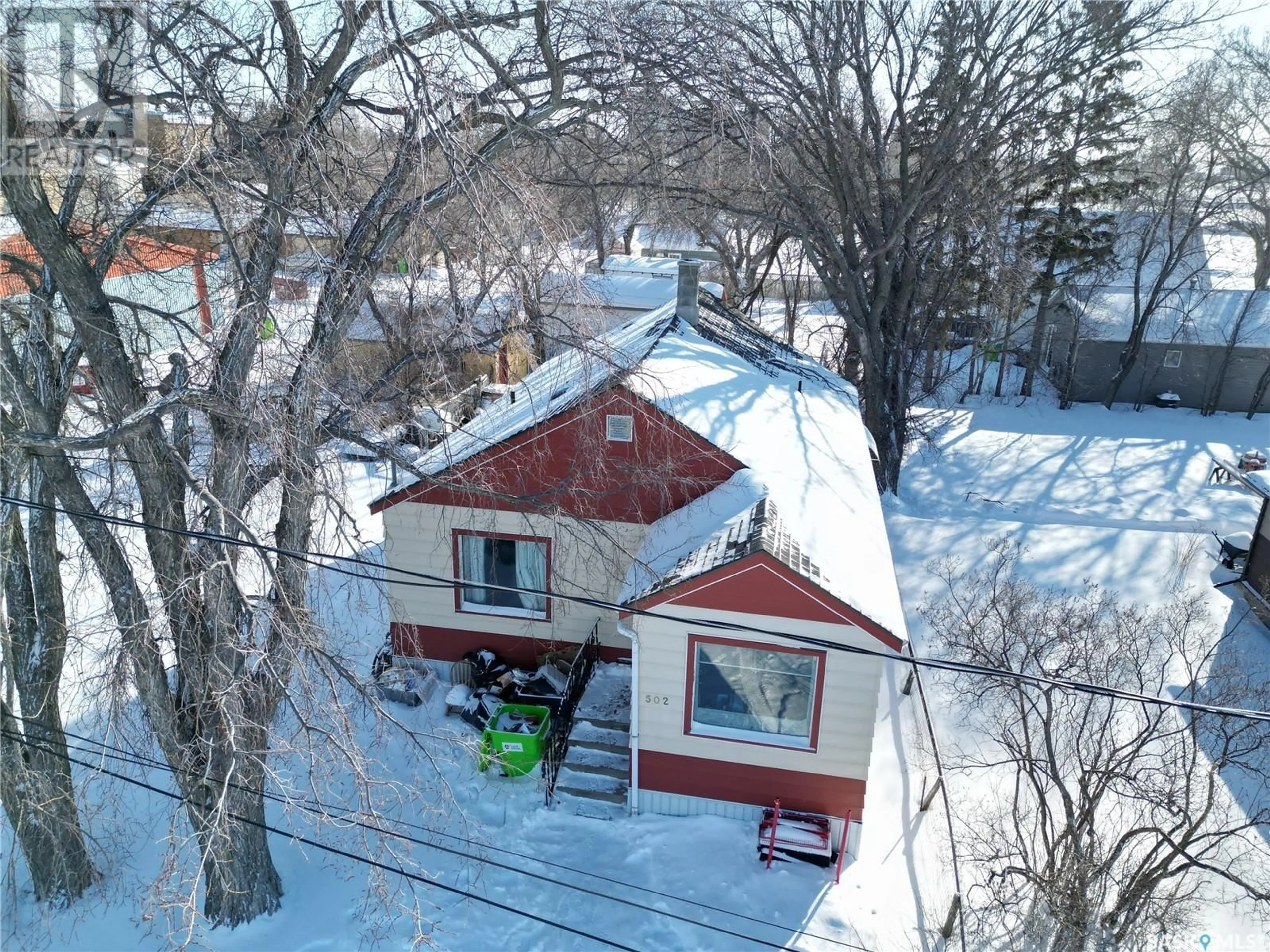 A pic from outside/outdoor area/front of a property/back of a property/a pic from drone, street for 502 Otterloo STREET, Indian Head Saskatchewan S0G2K0