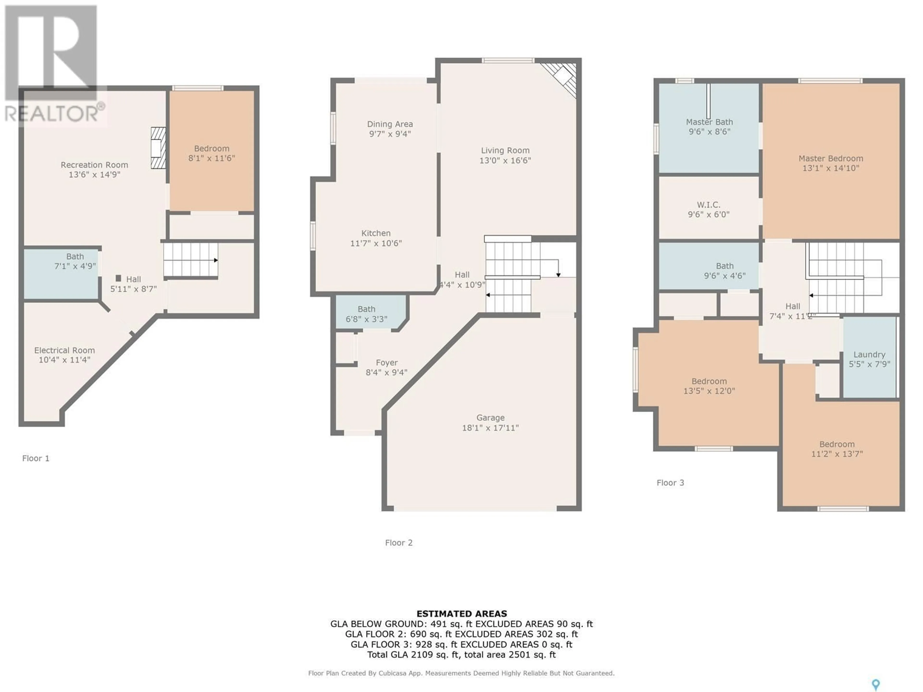 Floor plan for 1 428 Snead CRESCENT, Warman Saskatchewan S0K4S1