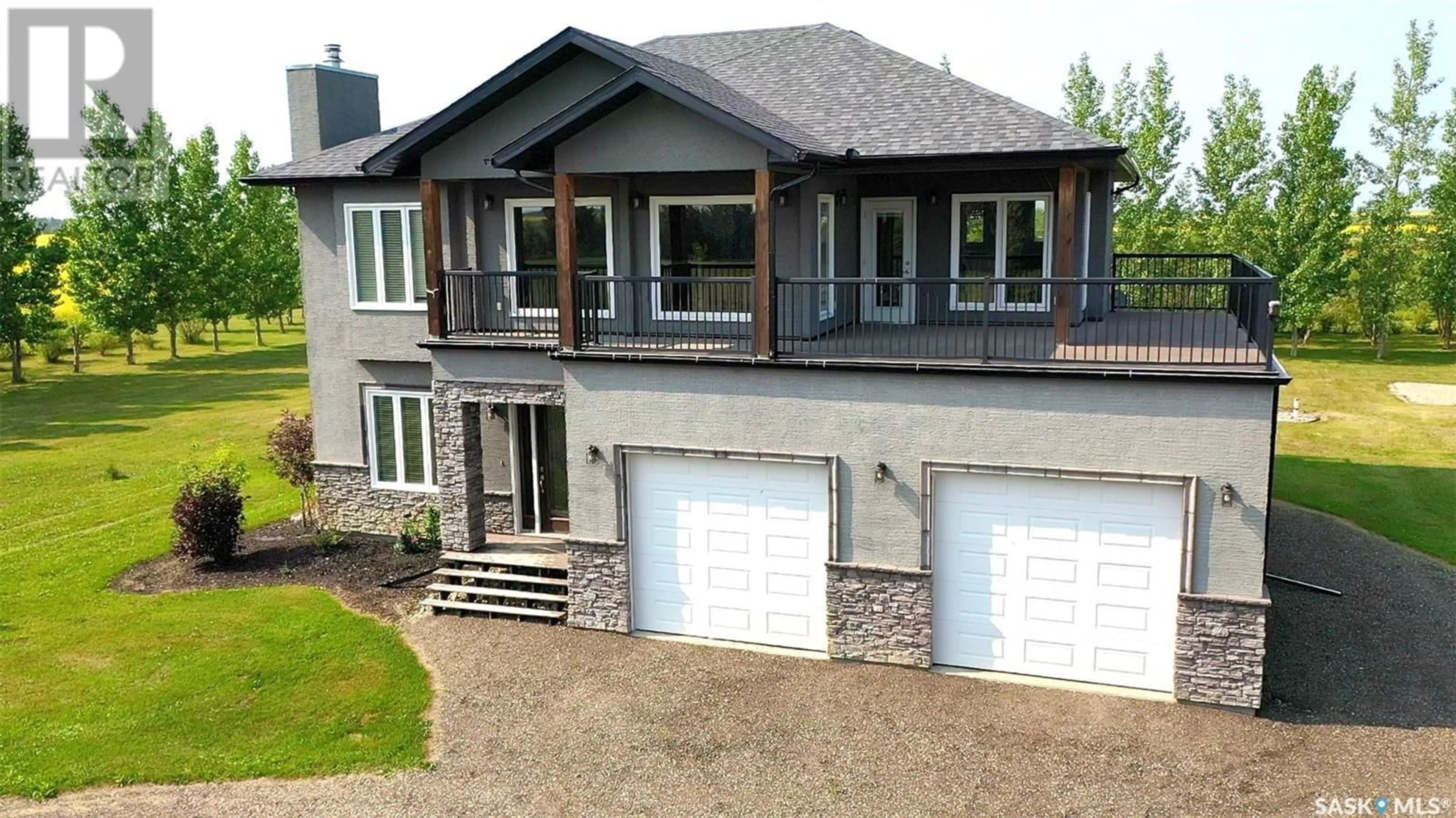 A pic from outside/outdoor area/front of a property/back of a property/a pic from drone, building for BARBOUR ACREAGE, Wallace Rm No. 243 Saskatchewan S3N3N0