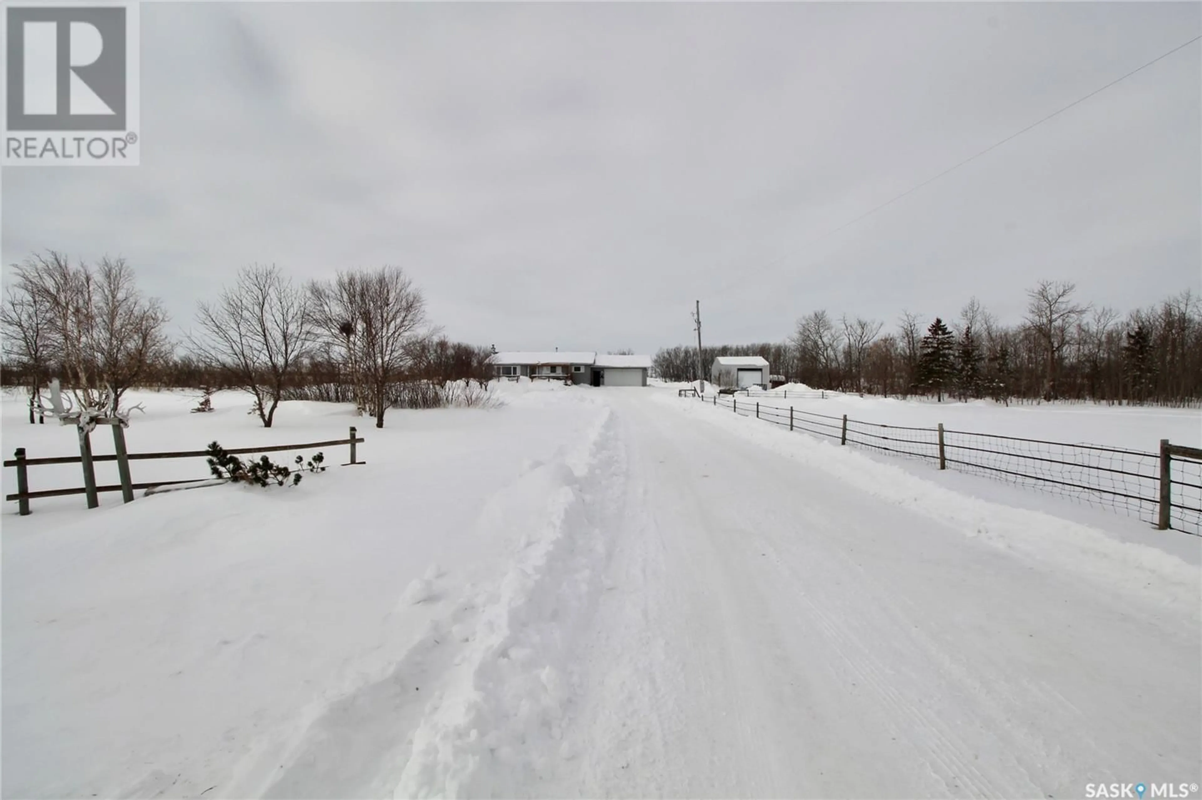 A pic from outside/outdoor area/front of a property/back of a property/a pic from drone, street for McLaughlin Acreage, Moosomin Rm No. 121 Saskatchewan S0G3N0