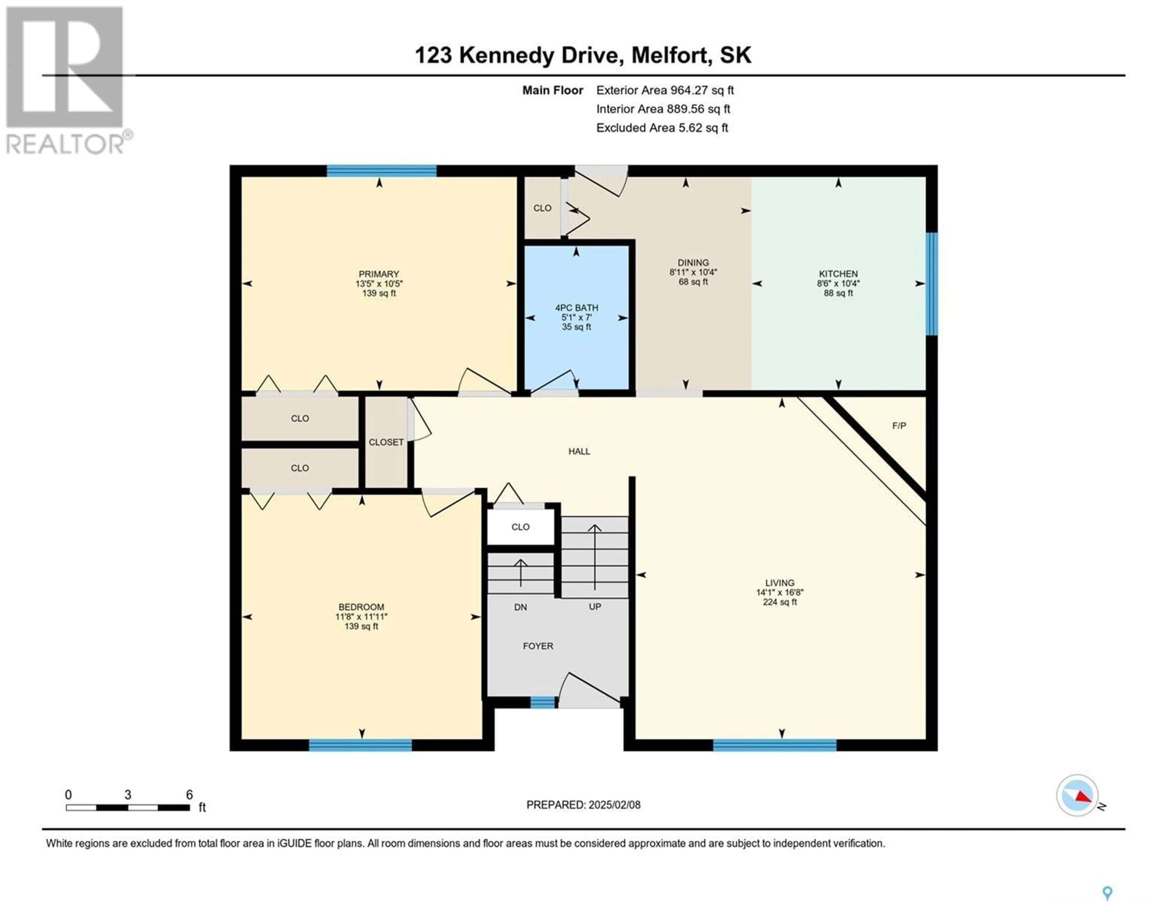 Floor plan for 123 Kennedy DRIVE, Melfort Saskatchewan S0E1A0